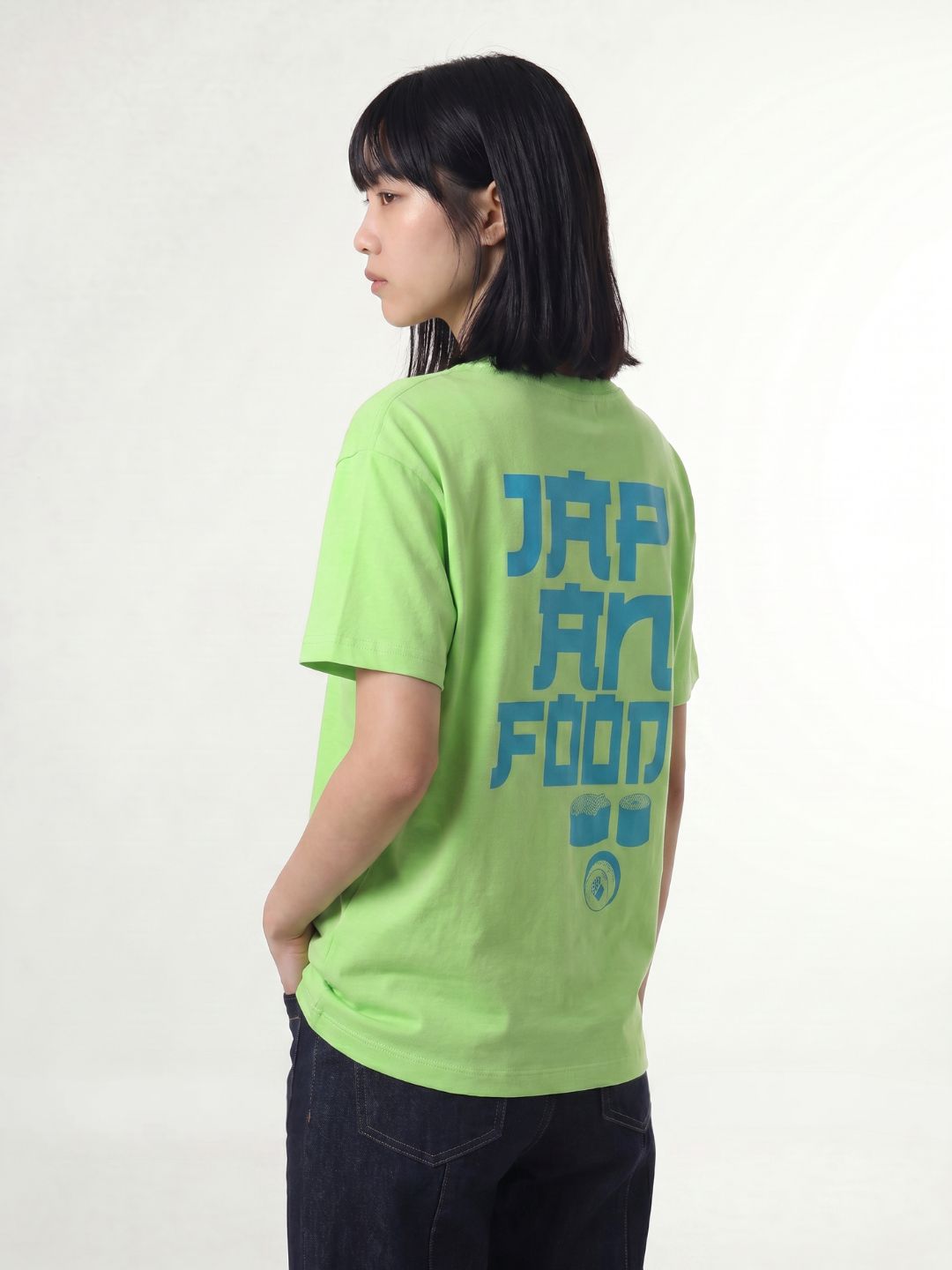 Green Printed Cotton T-shirt