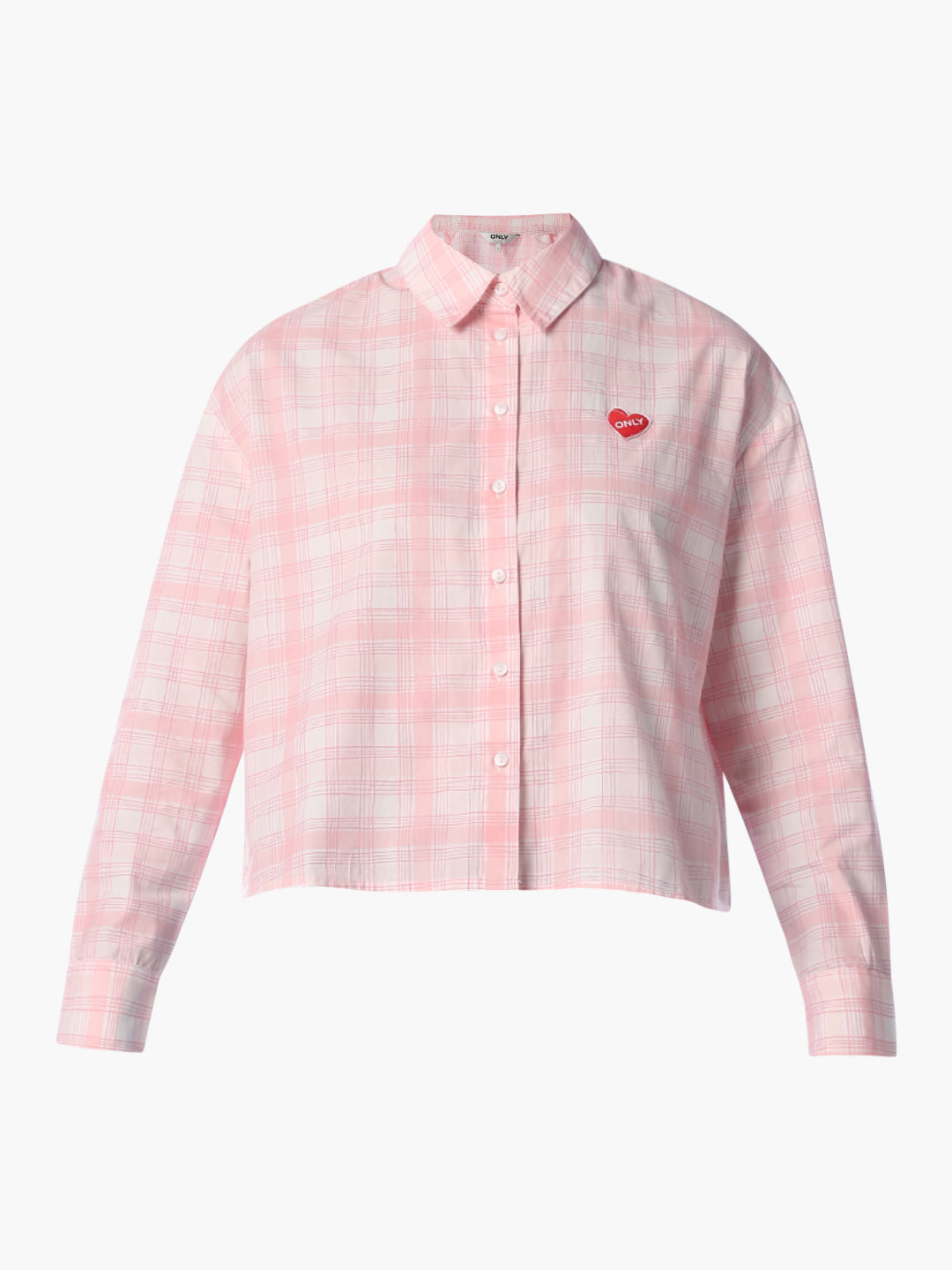 Pink Check Cotton Shirt