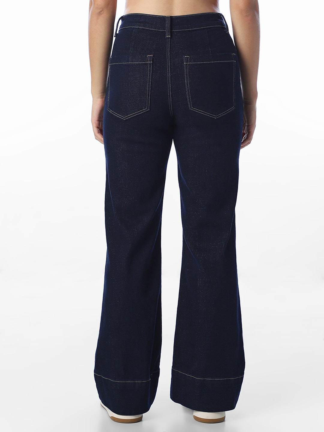 Dark Blue Flared Jeans