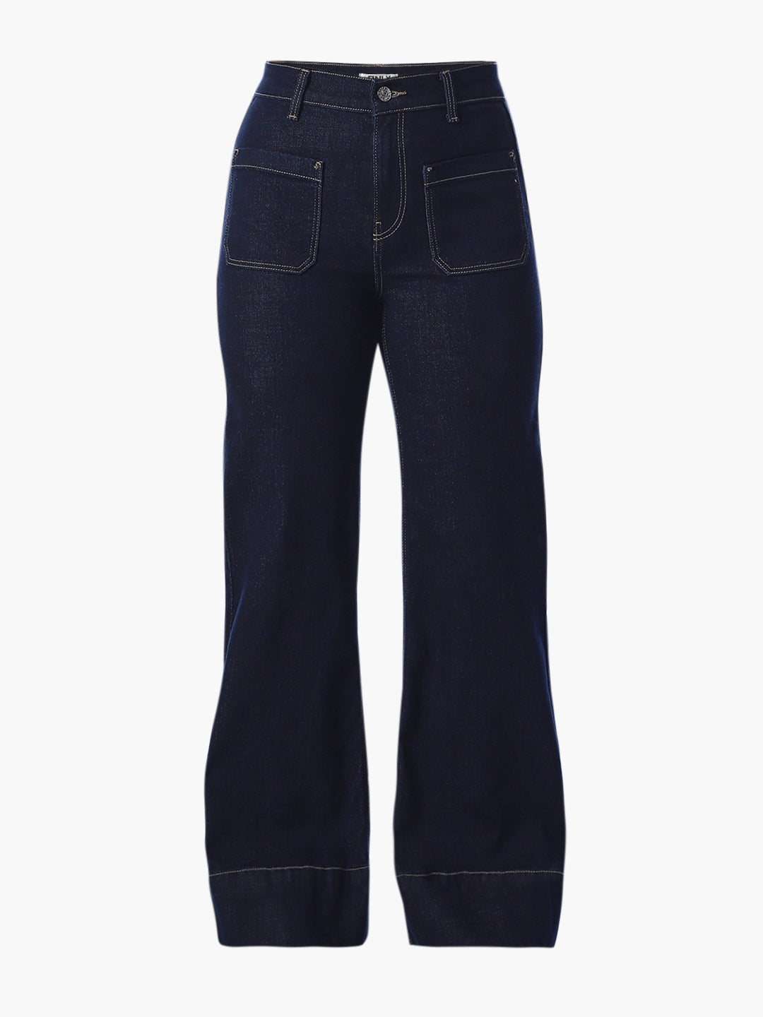 Dark Blue Flared Jeans