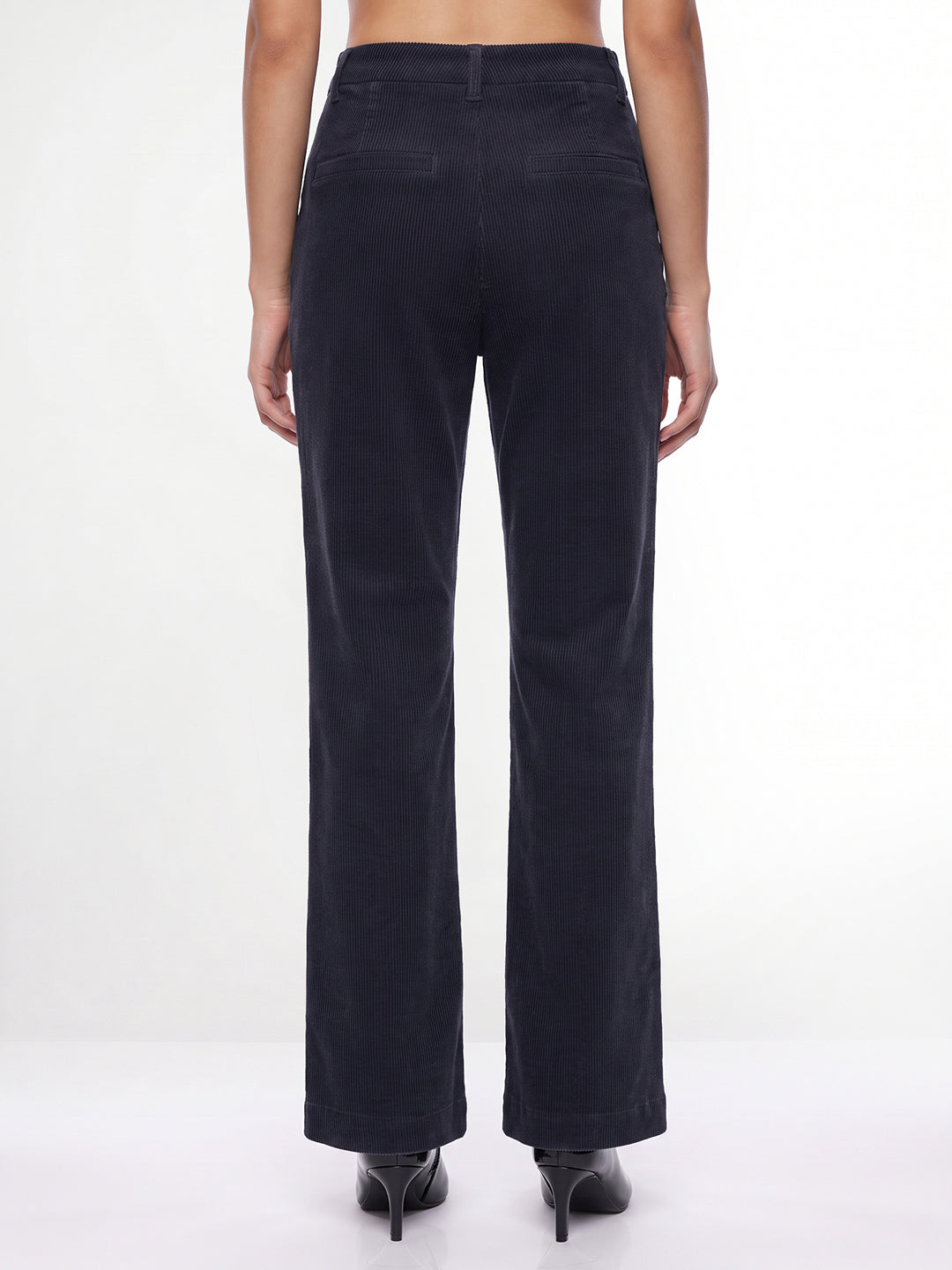 Navy Blue Bootcut Pants