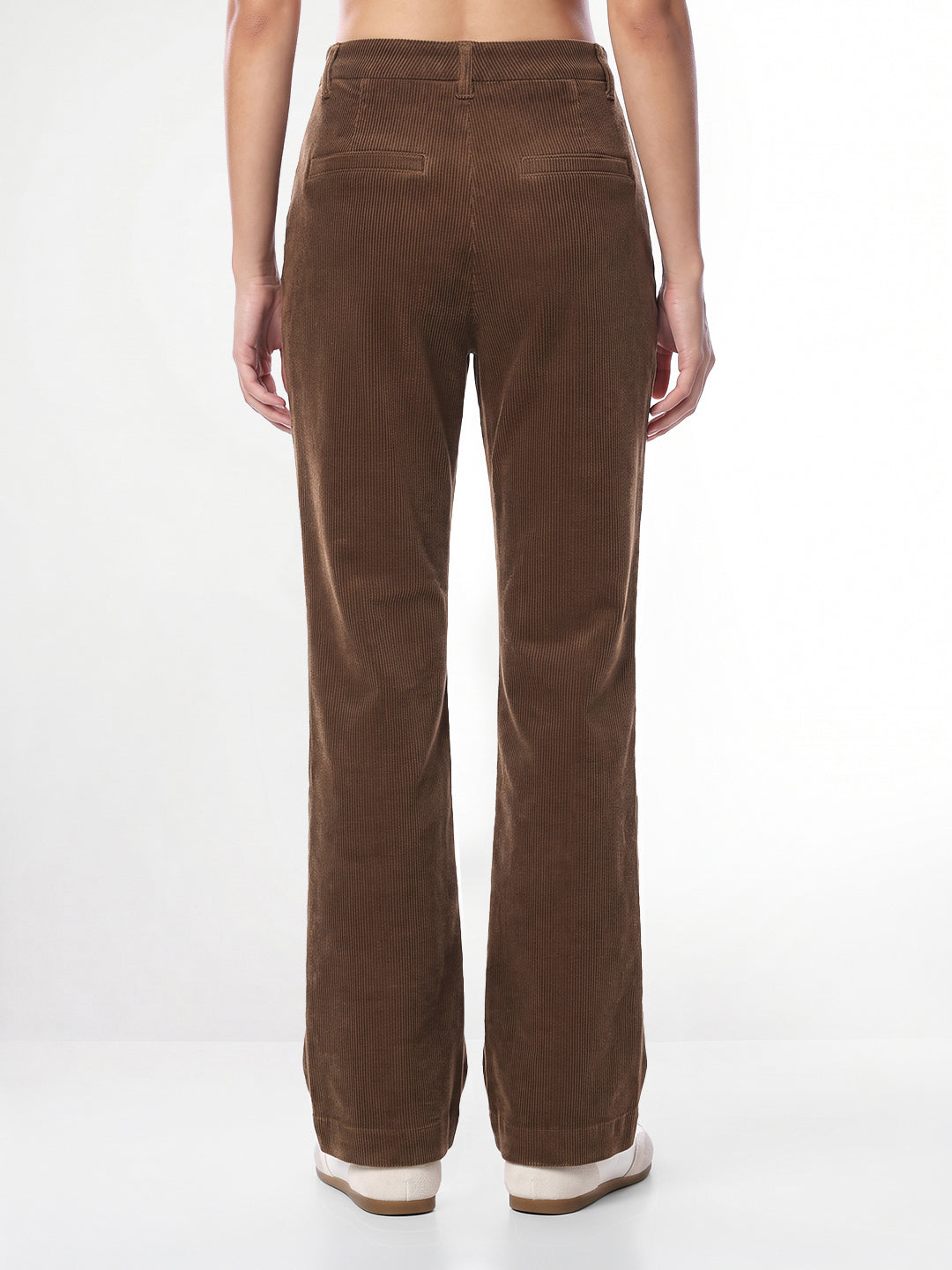 Dark Brown Bootcut Pants