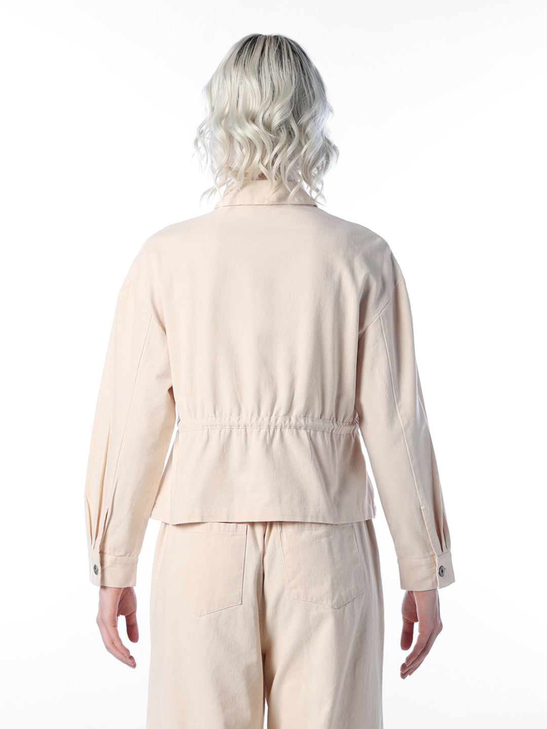 Ecru Denim Shacket