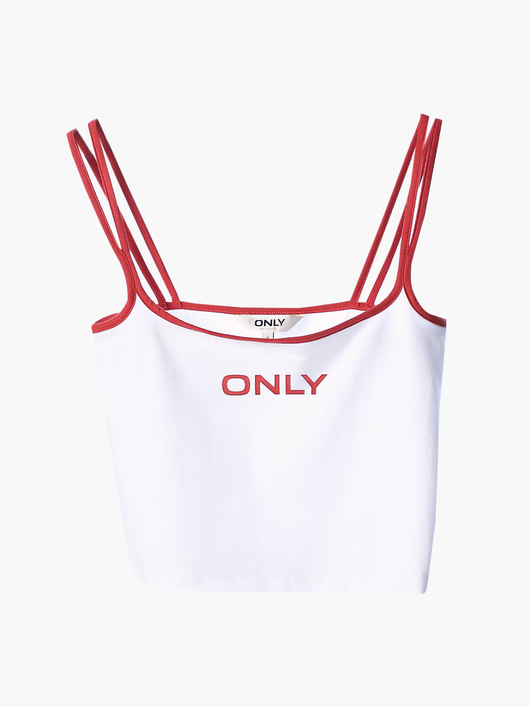 White Strappy Crop Top