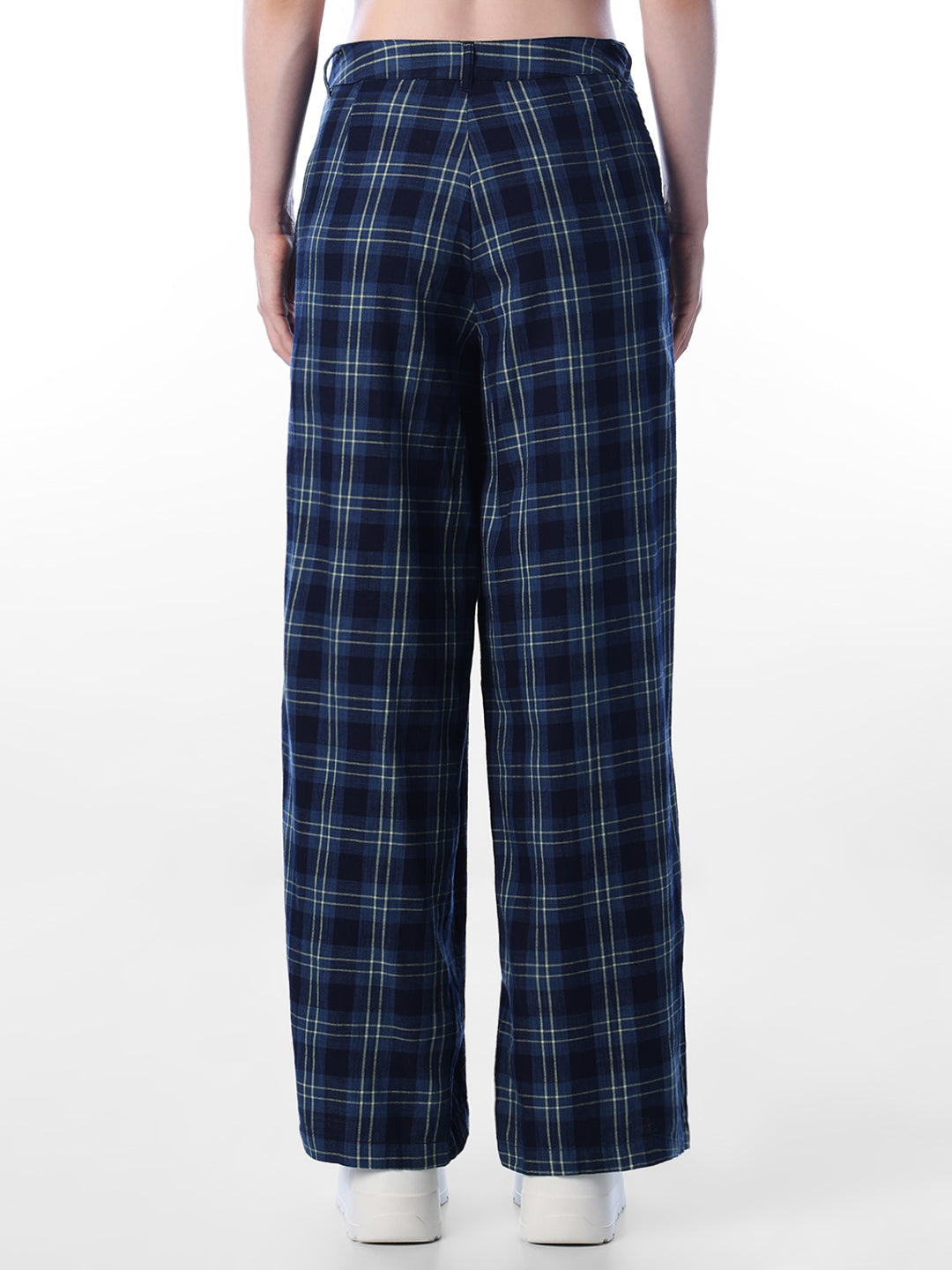 Blue Check Pants