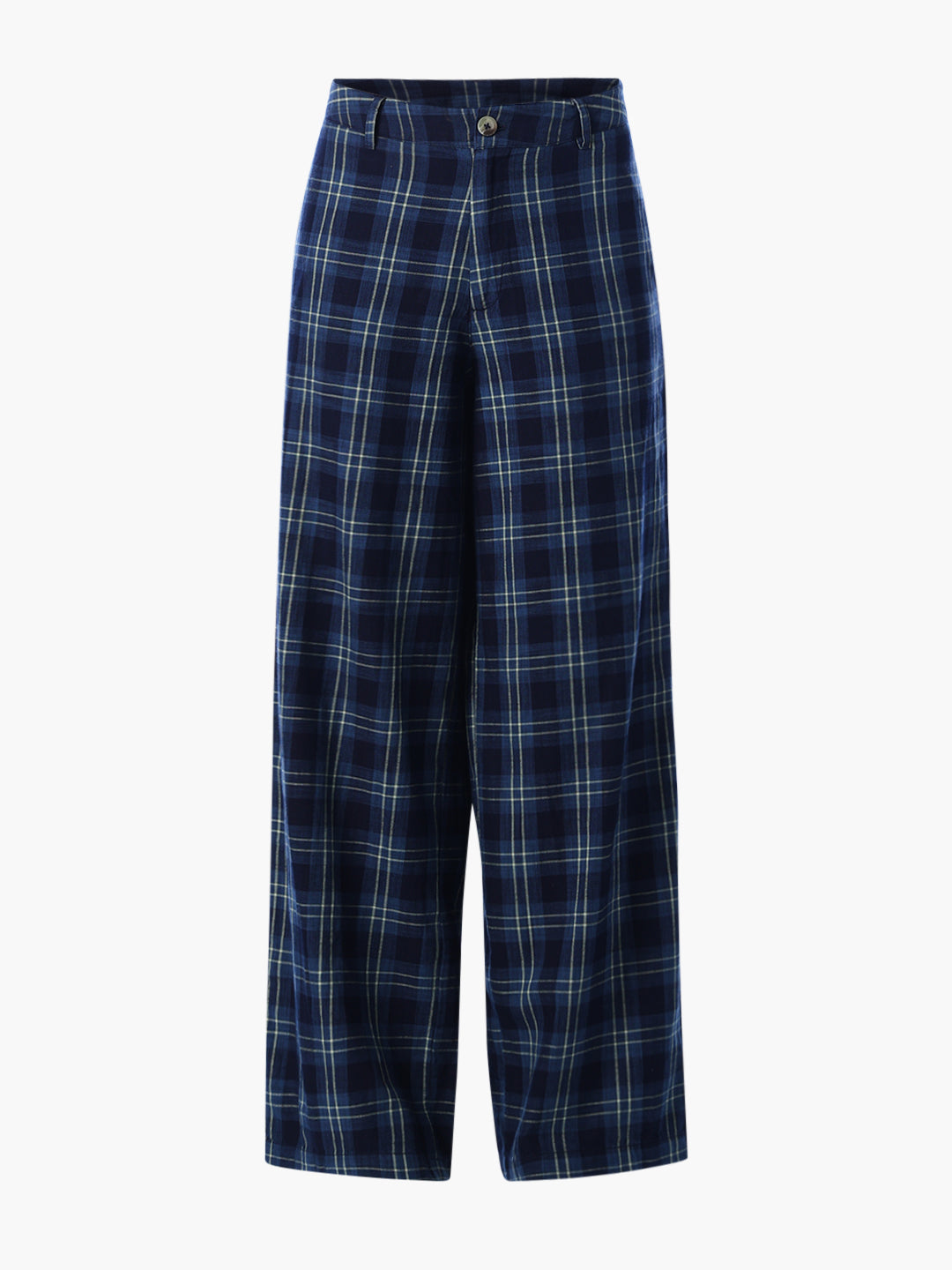 Blue Check Pants