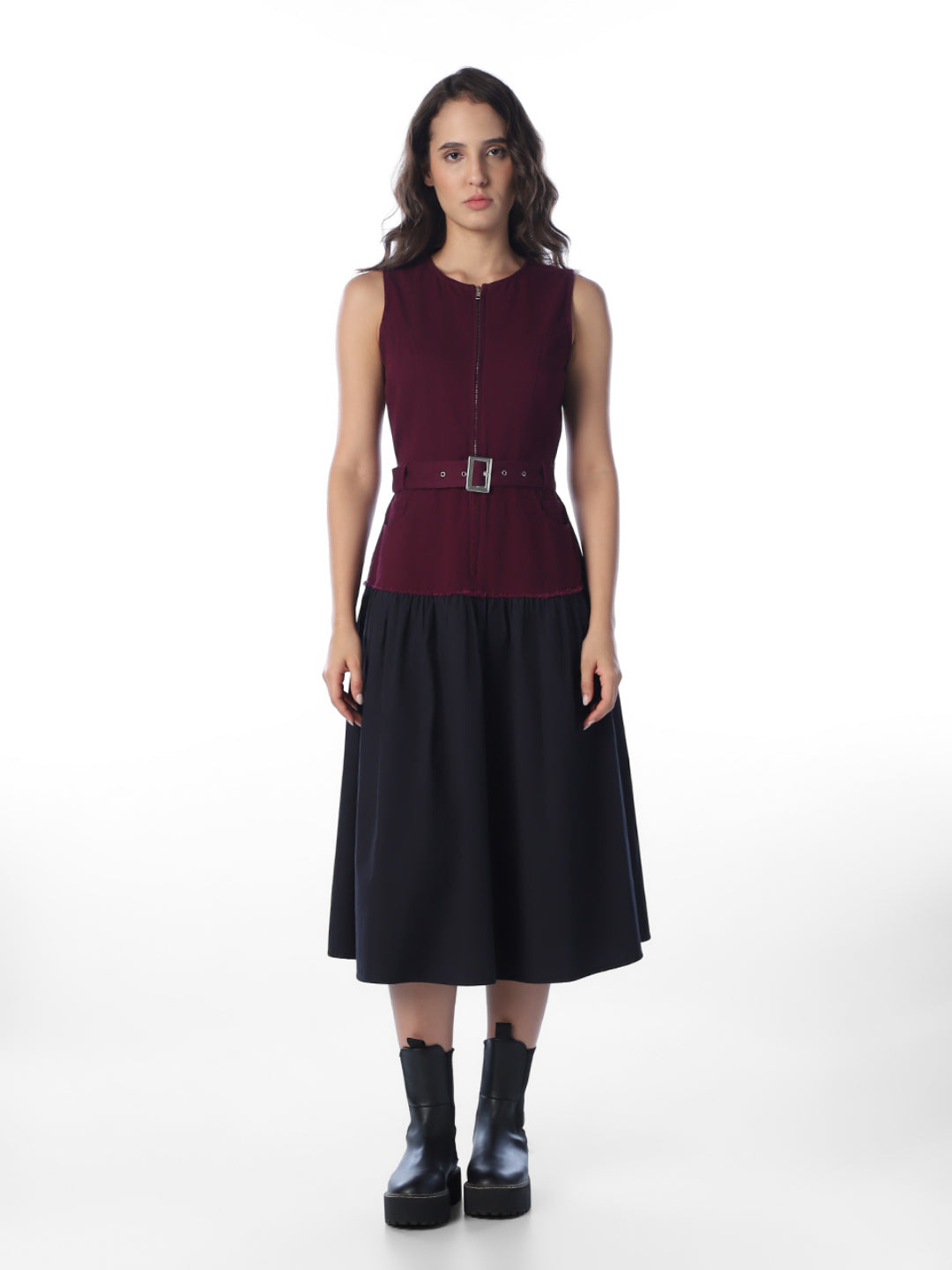 Maroon Waistcoat Top