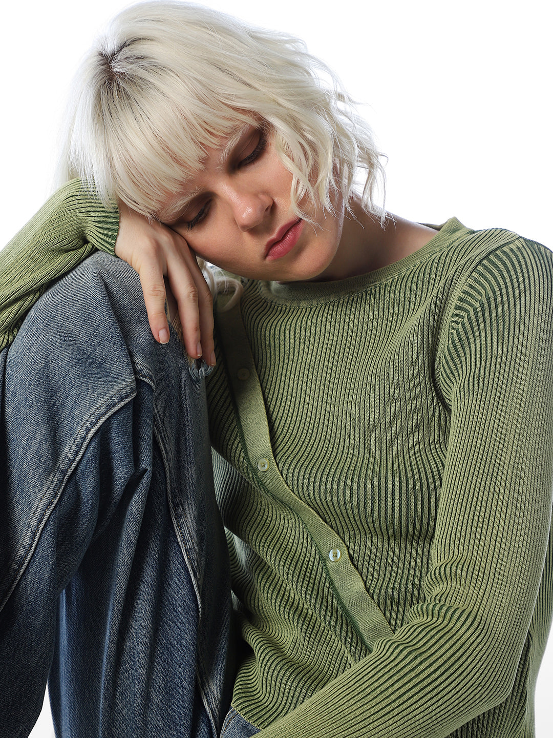 Green Cotton Pullover
