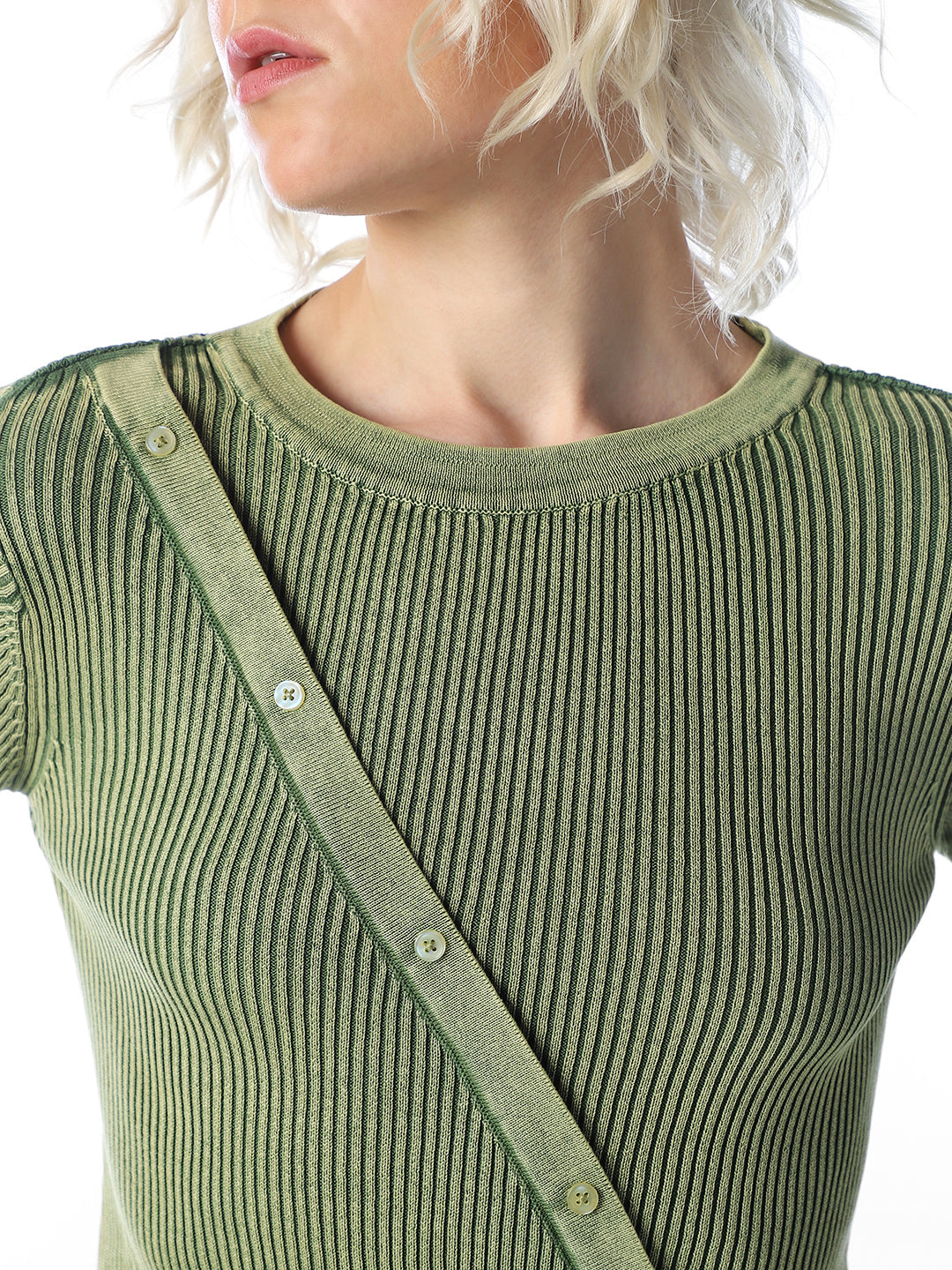 Green Cotton Pullover