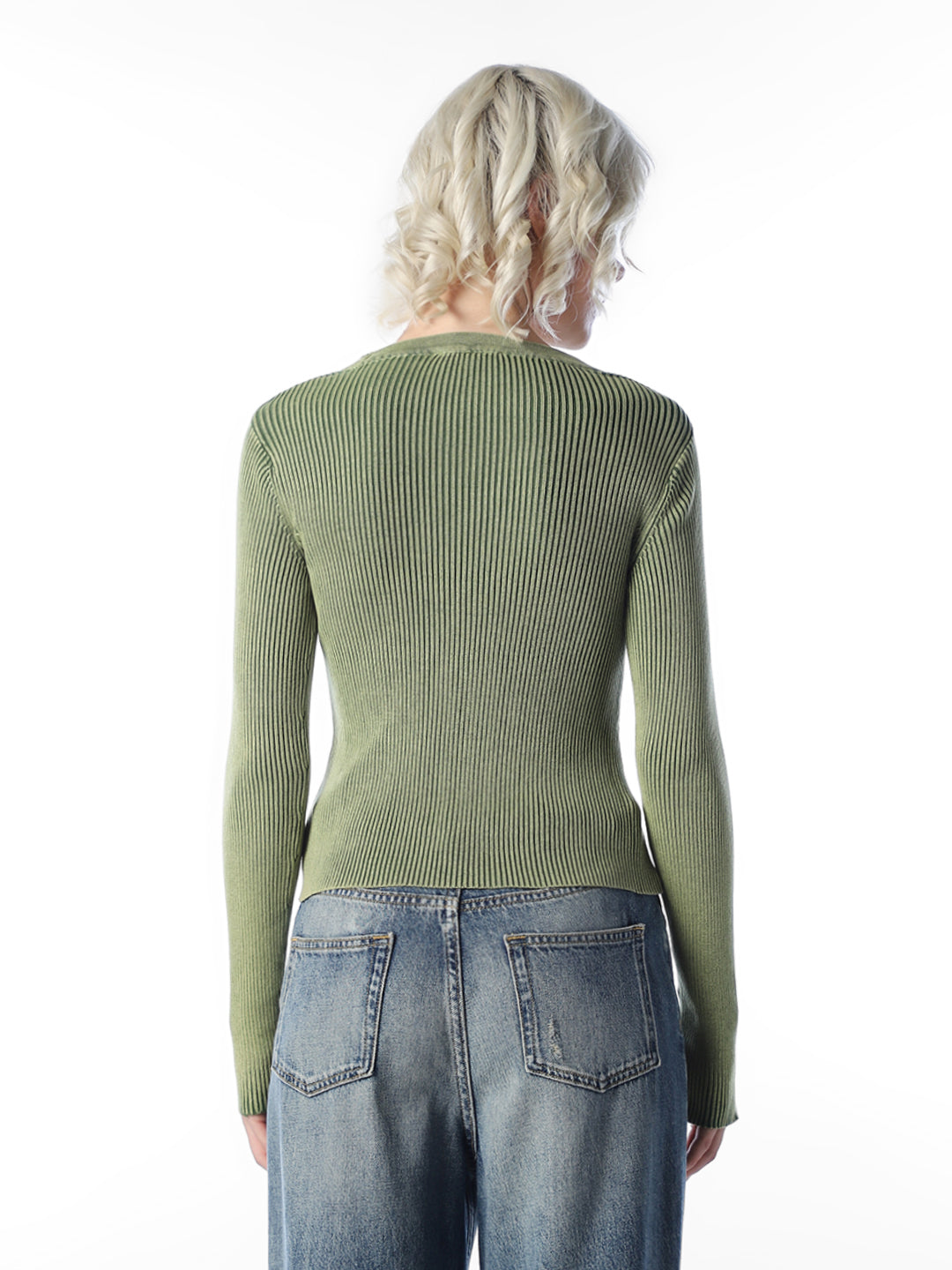 Green Cotton Pullover