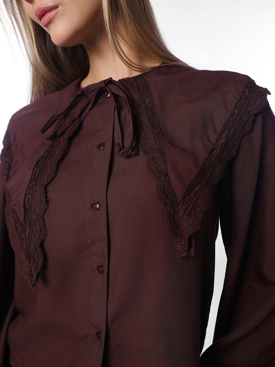 Dark Brown Cotton Top