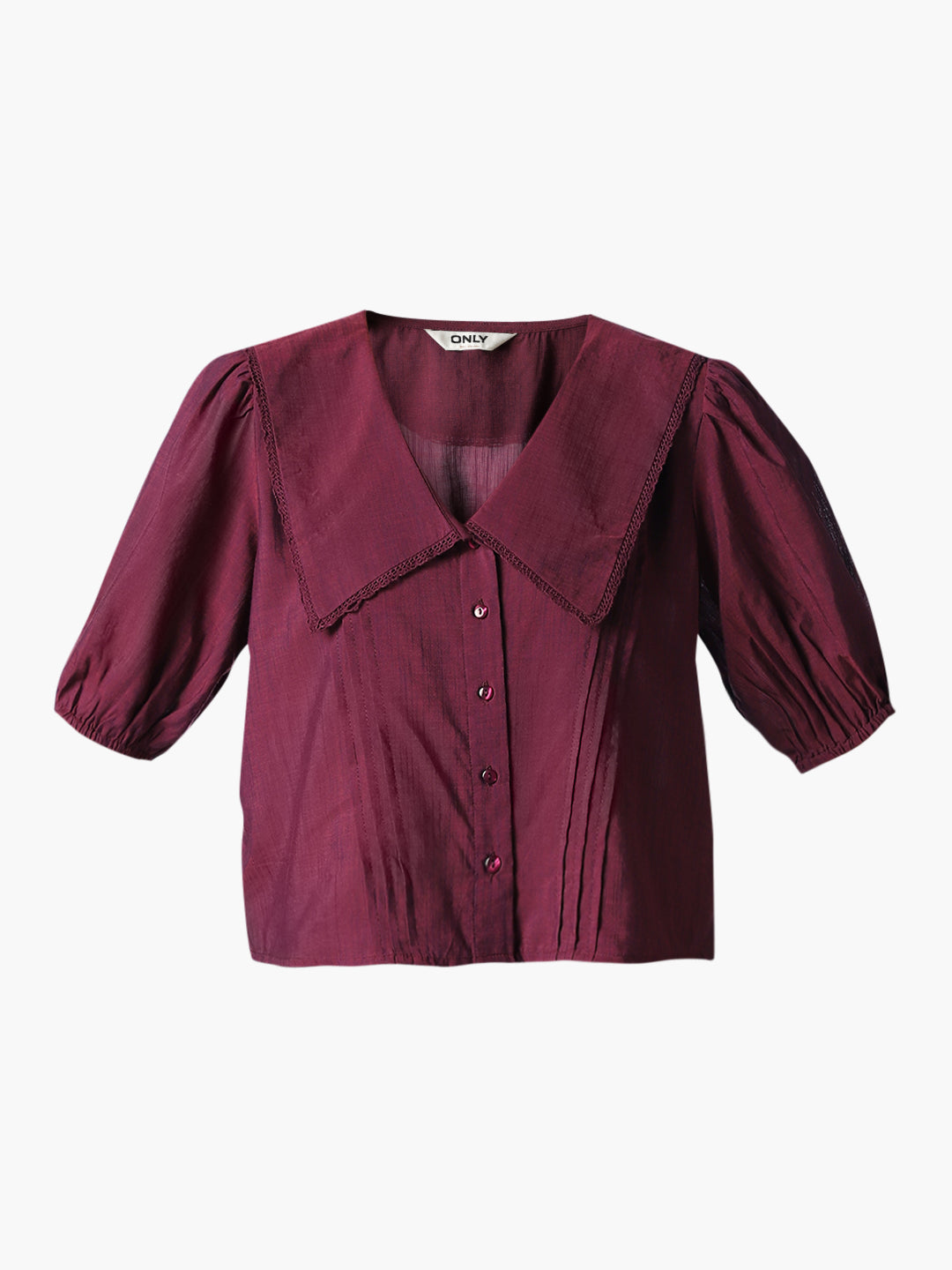 Maroon Cotton Shirt