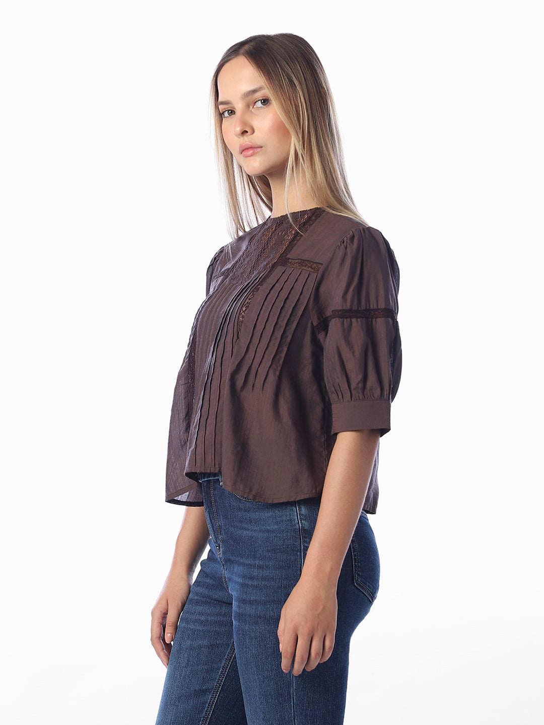 Brown Cotton Top