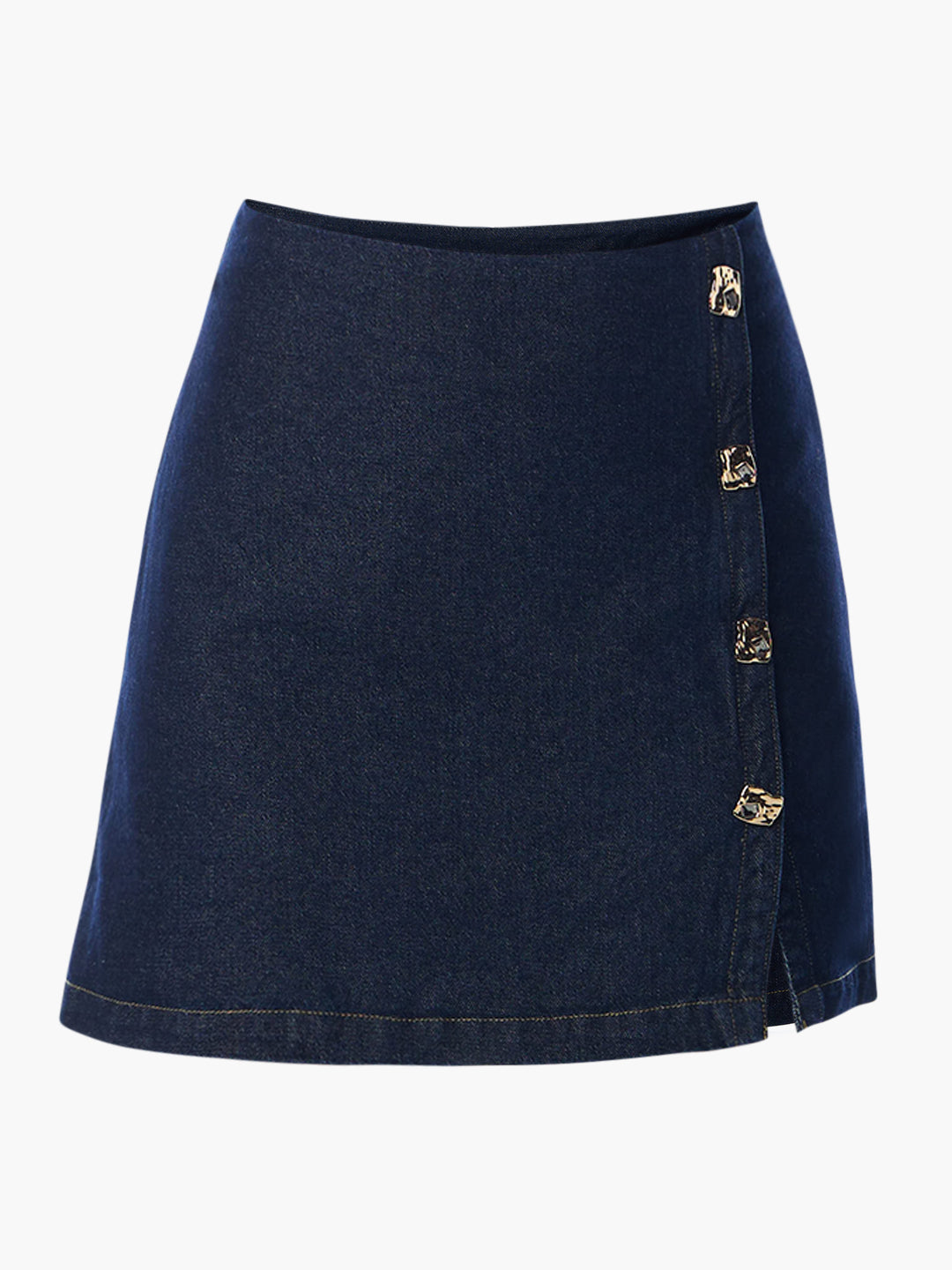 Dark Blue Denim Skort