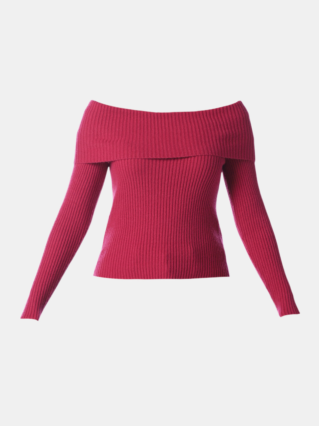 Ribbed Off-Shoulder Top
