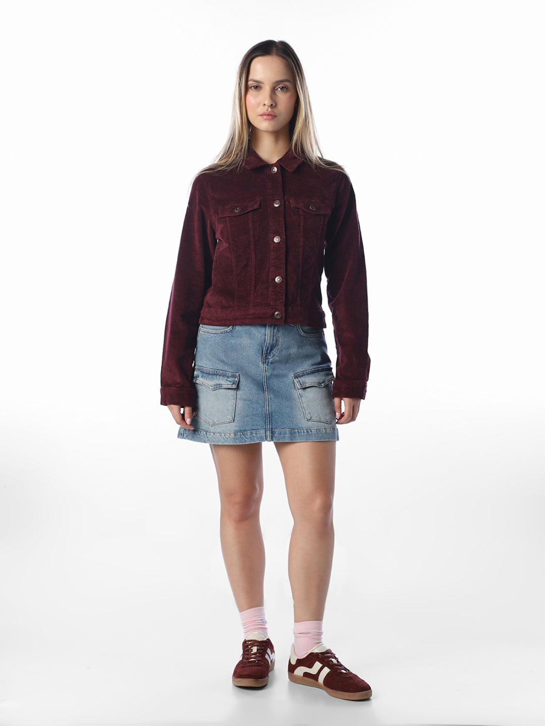 Maroon Corduroy Jacket