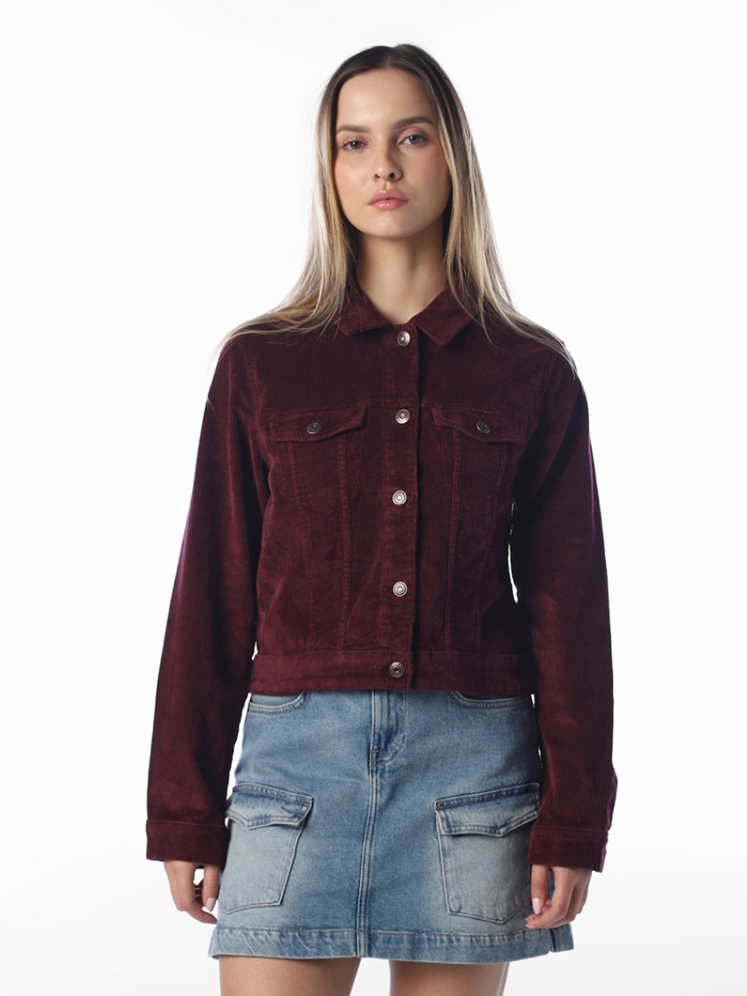 Maroon Corduroy Jacket