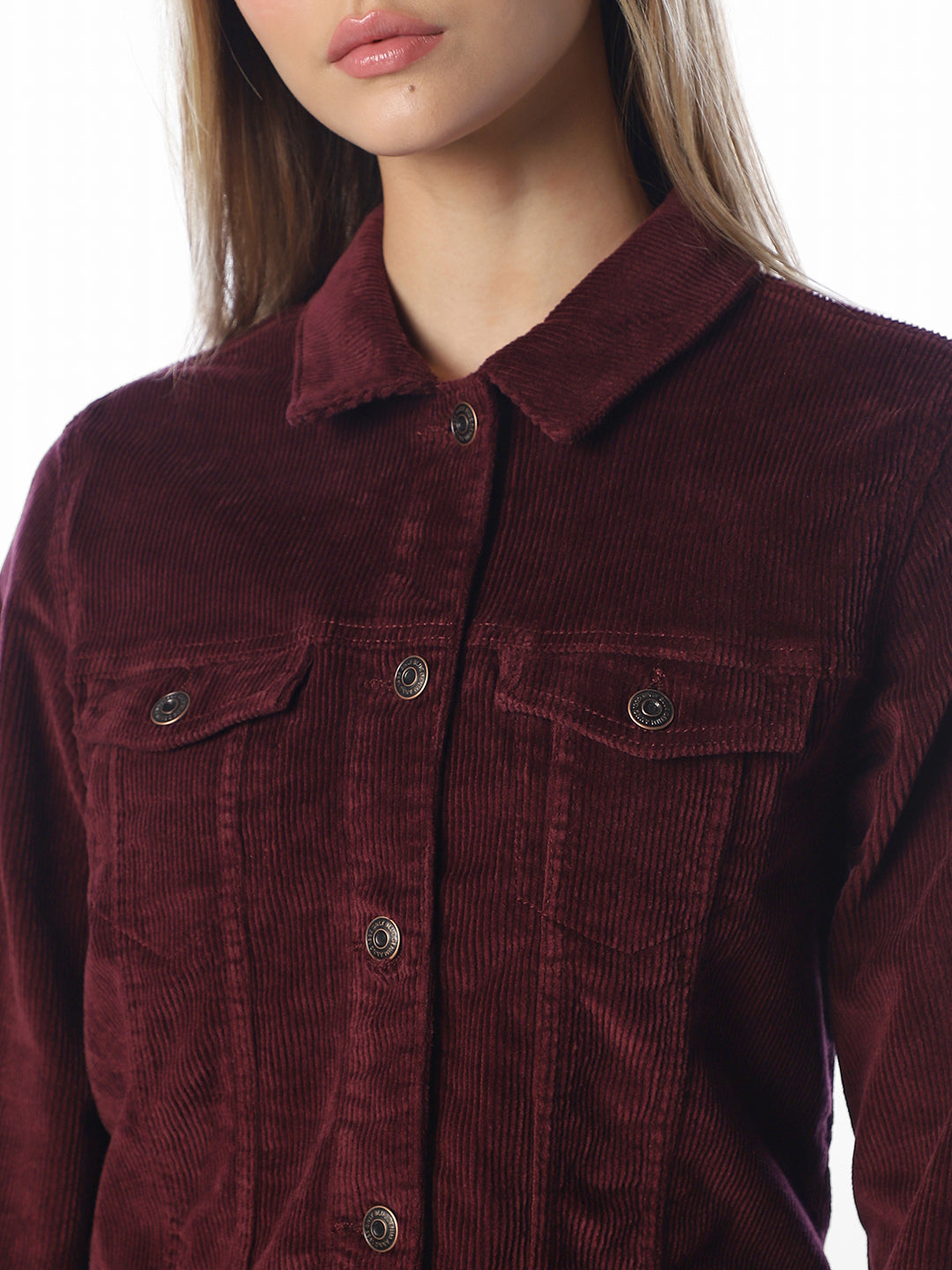 Maroon Corduroy Jacket