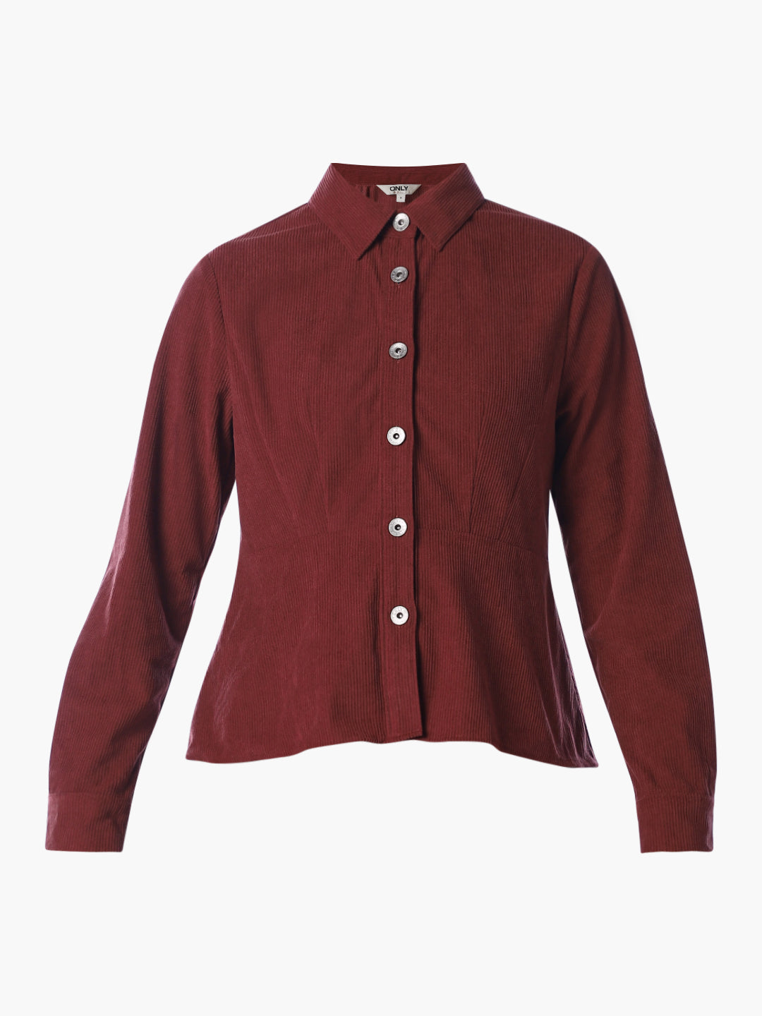 Corduroy Peplum Shirt