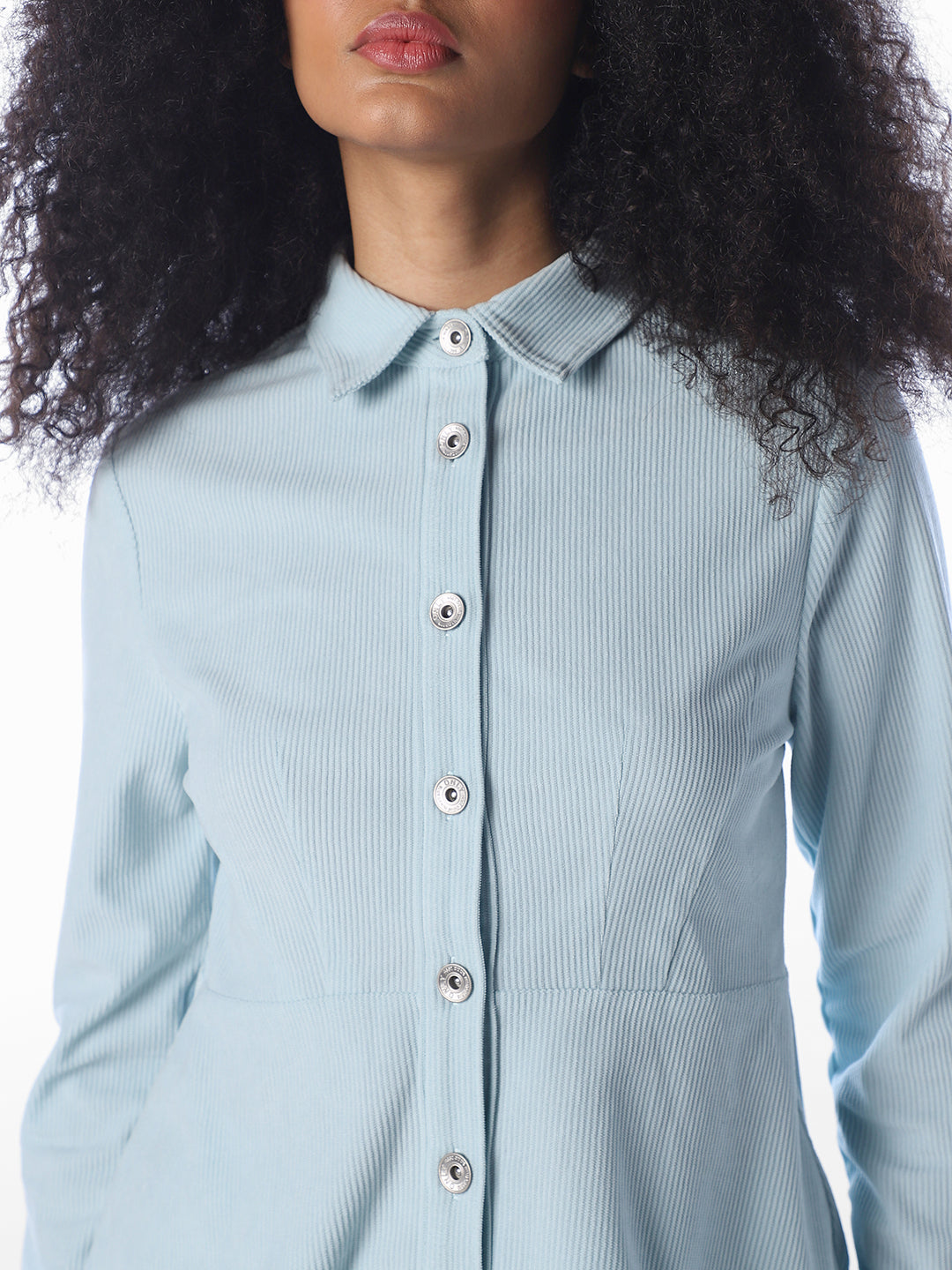 Blue Corduroy Shirt