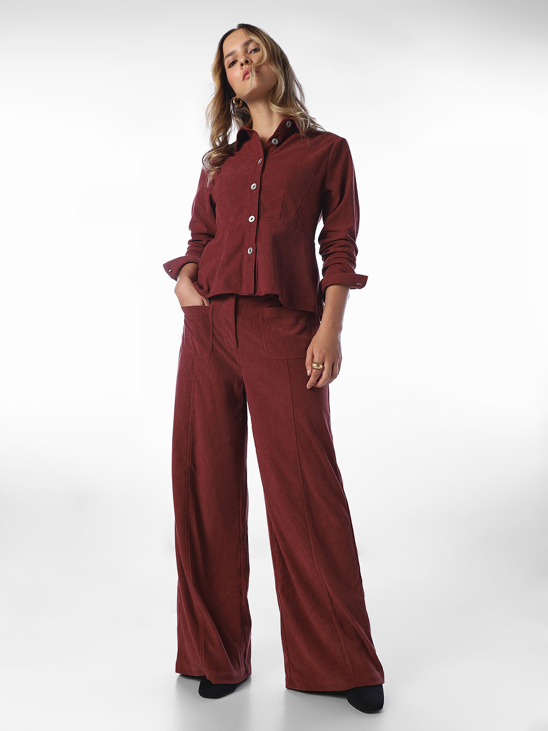 Rust Corduroy Pants