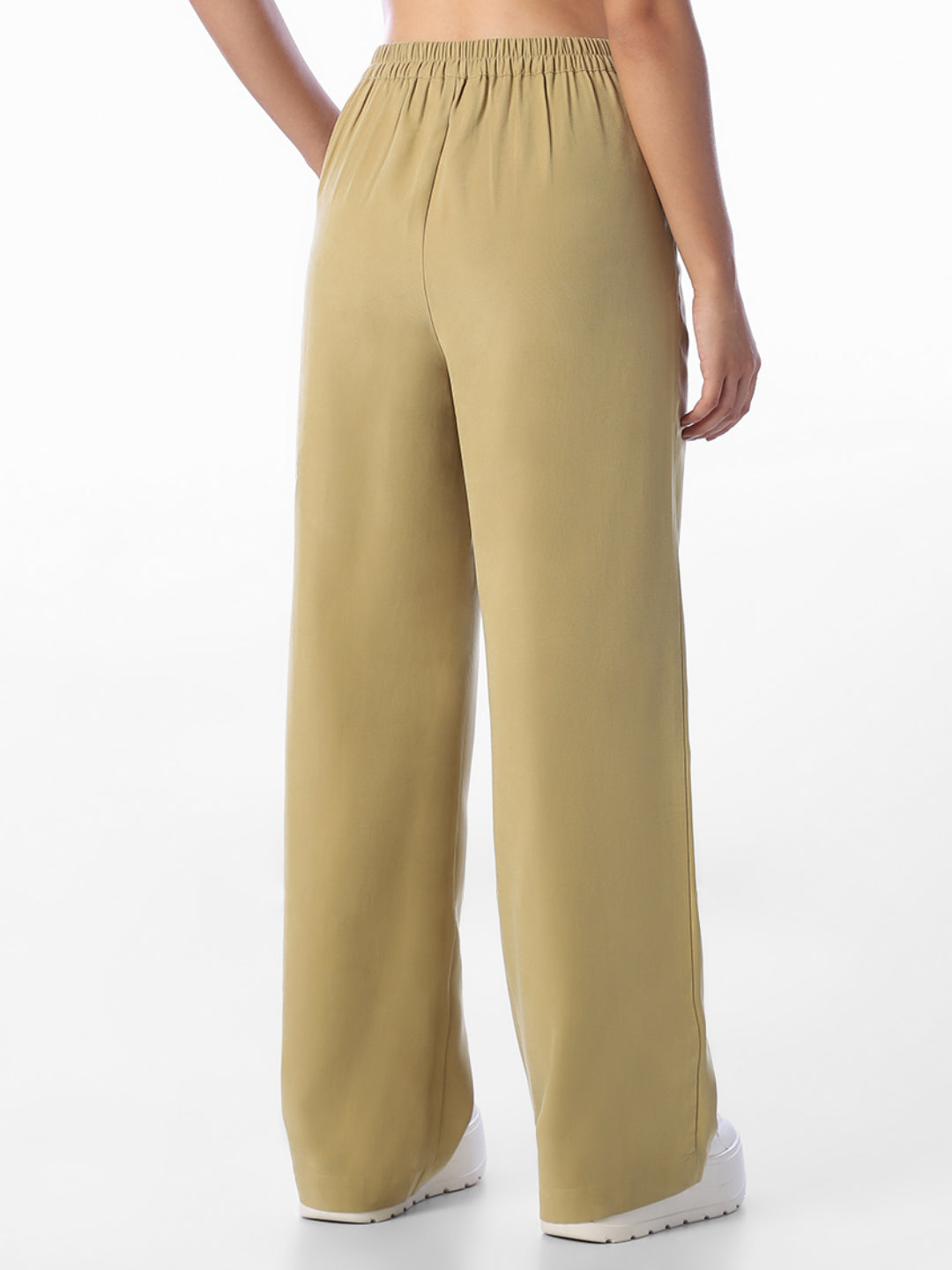 Khaki High Rise Pants