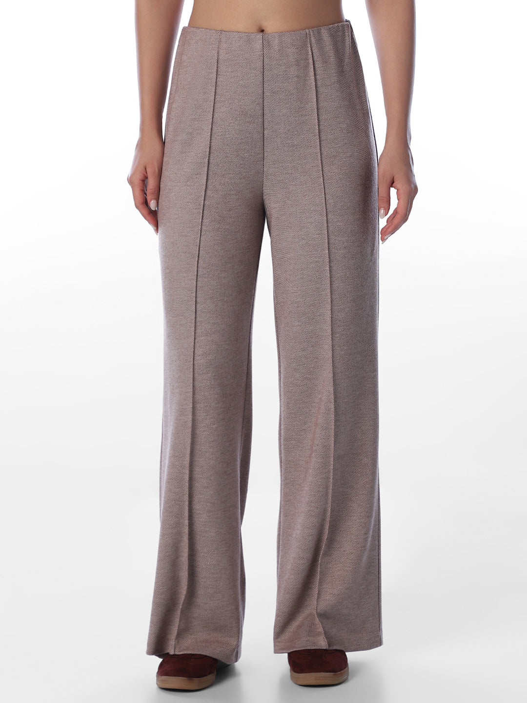 Brown Flared Pants