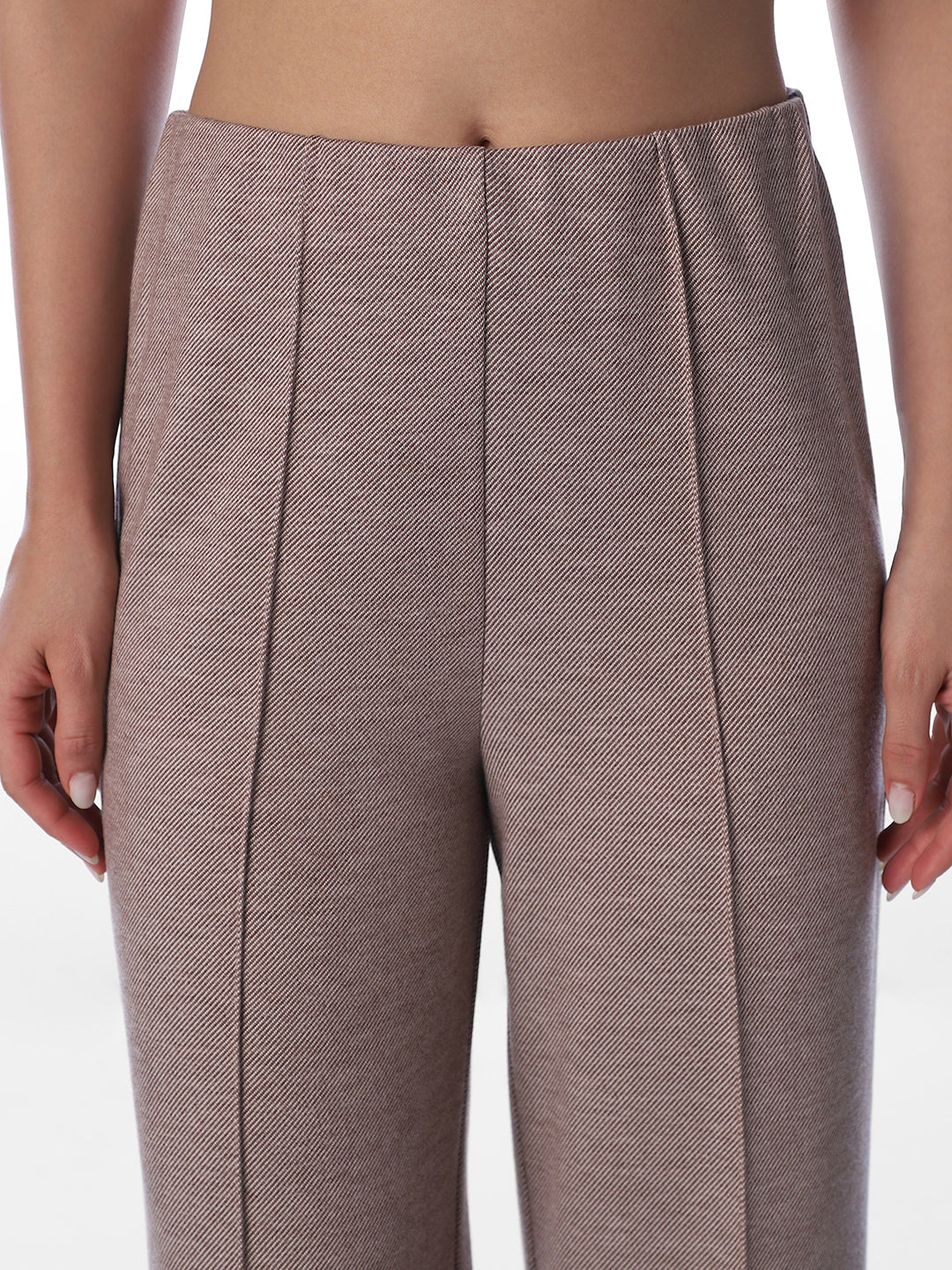 Brown Flared Pants
