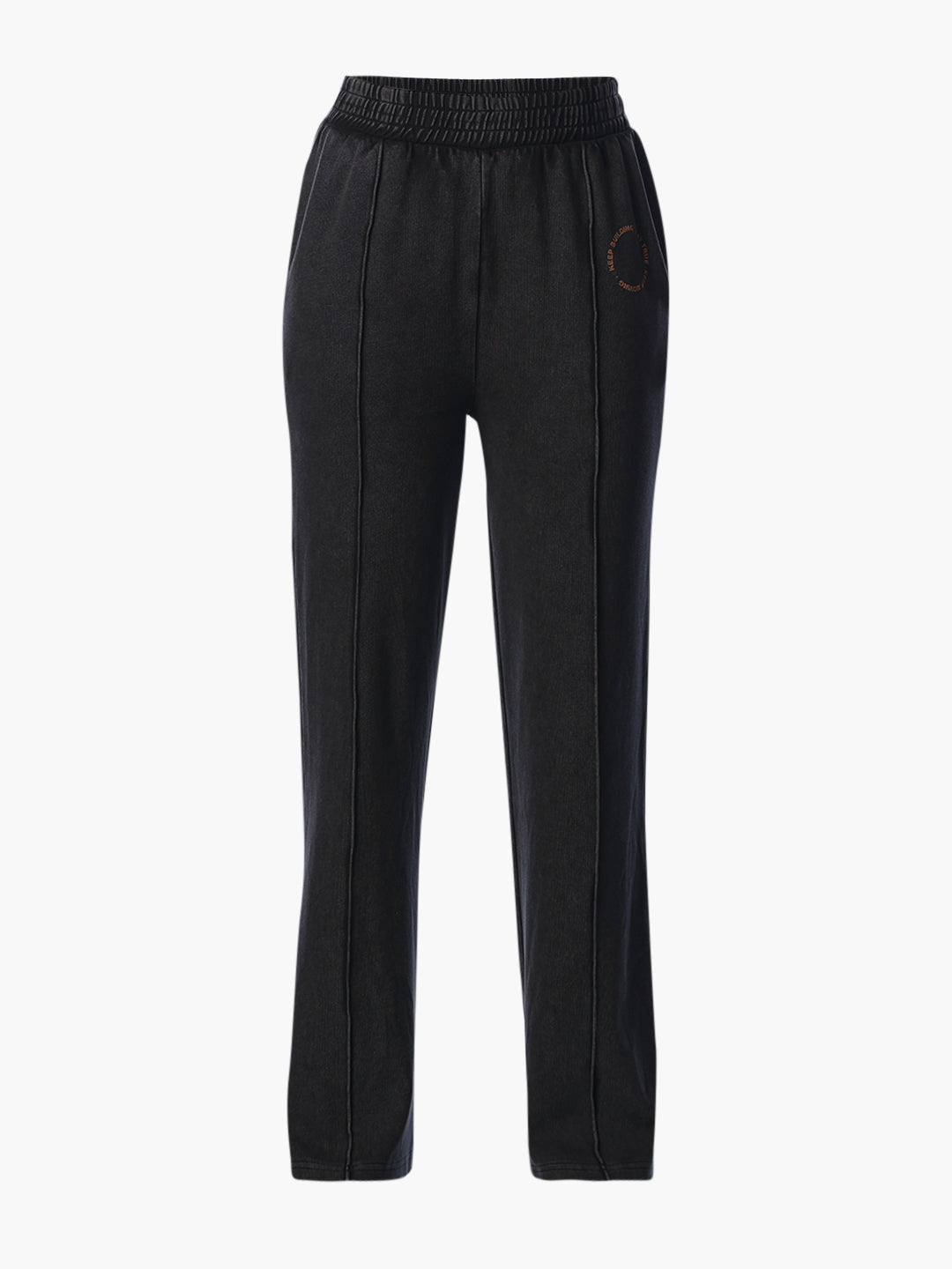 Black pintuck Sweatpants