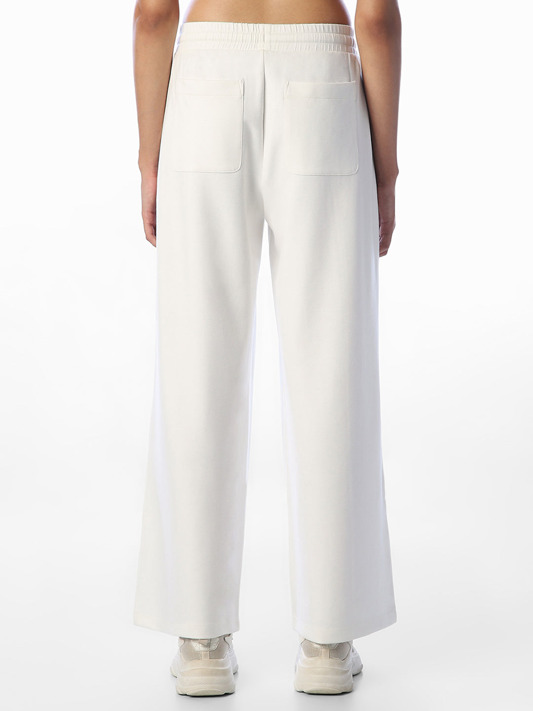 White Wide Leg Sweatpants