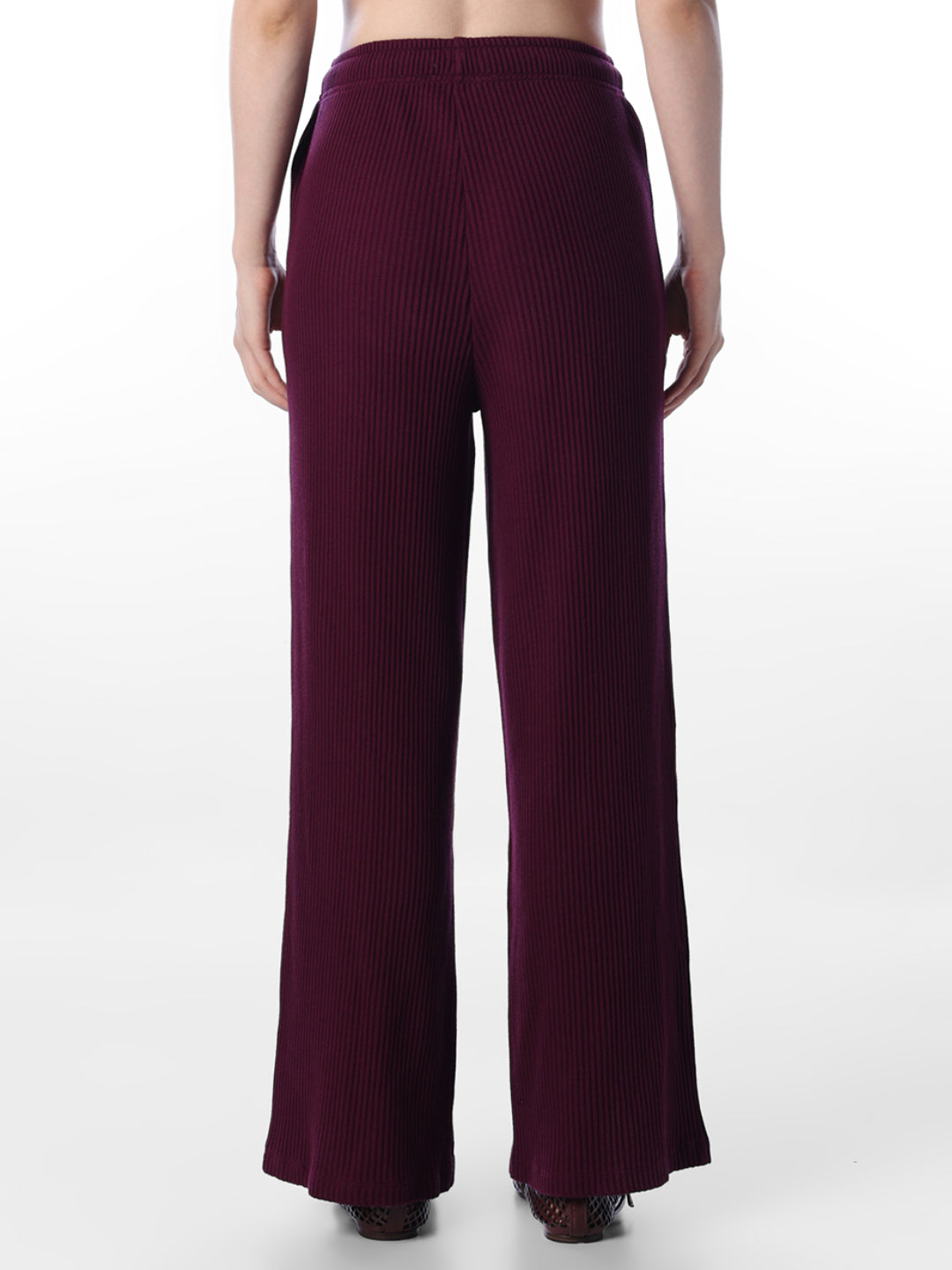 Ribbed Flared Pants