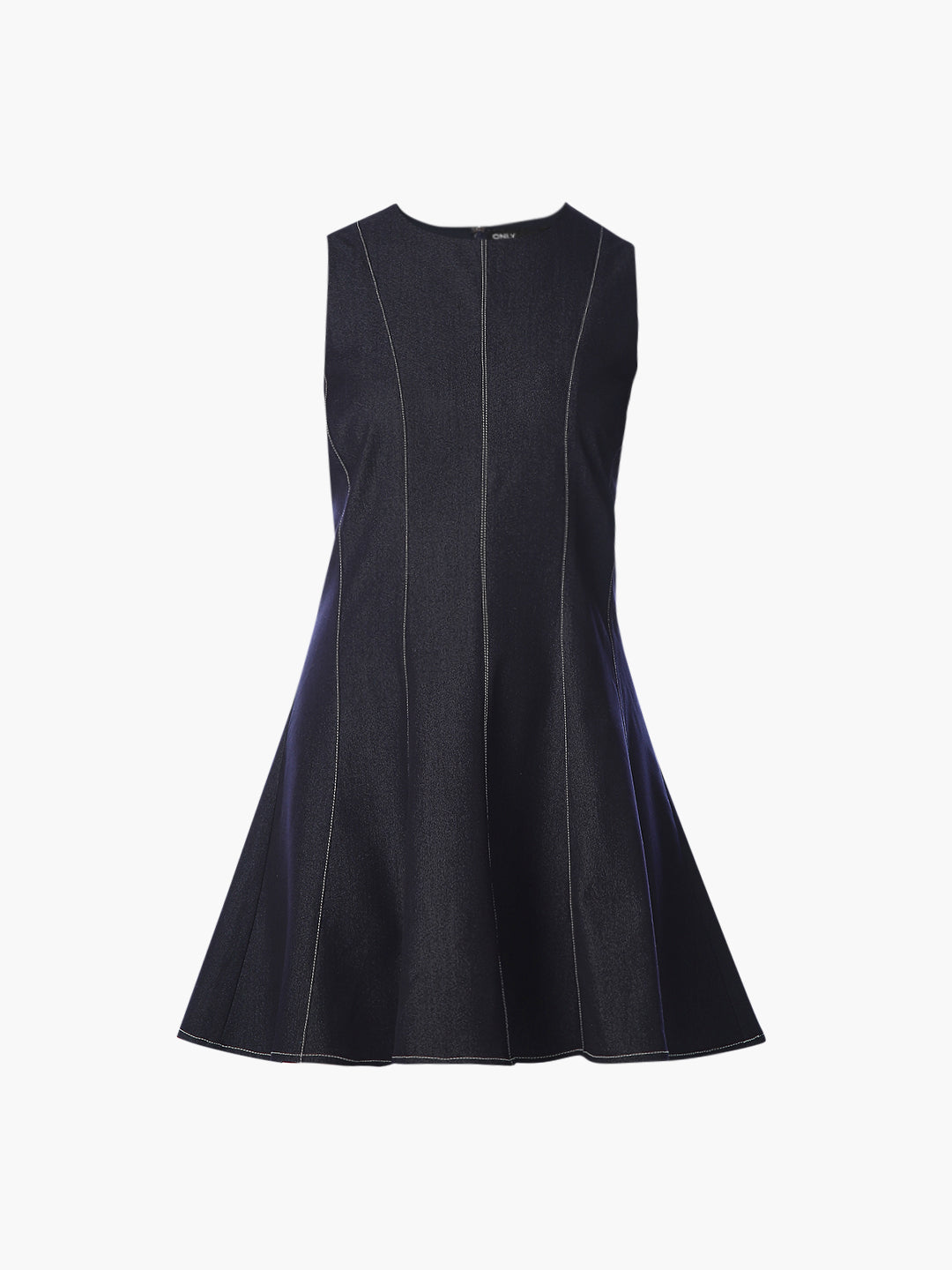 Navy Blue Fit & Flare Mini Dress