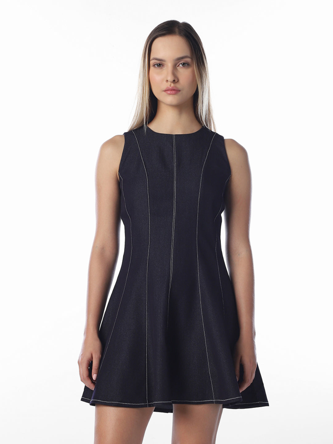 Dark Blue Short Denim Dress