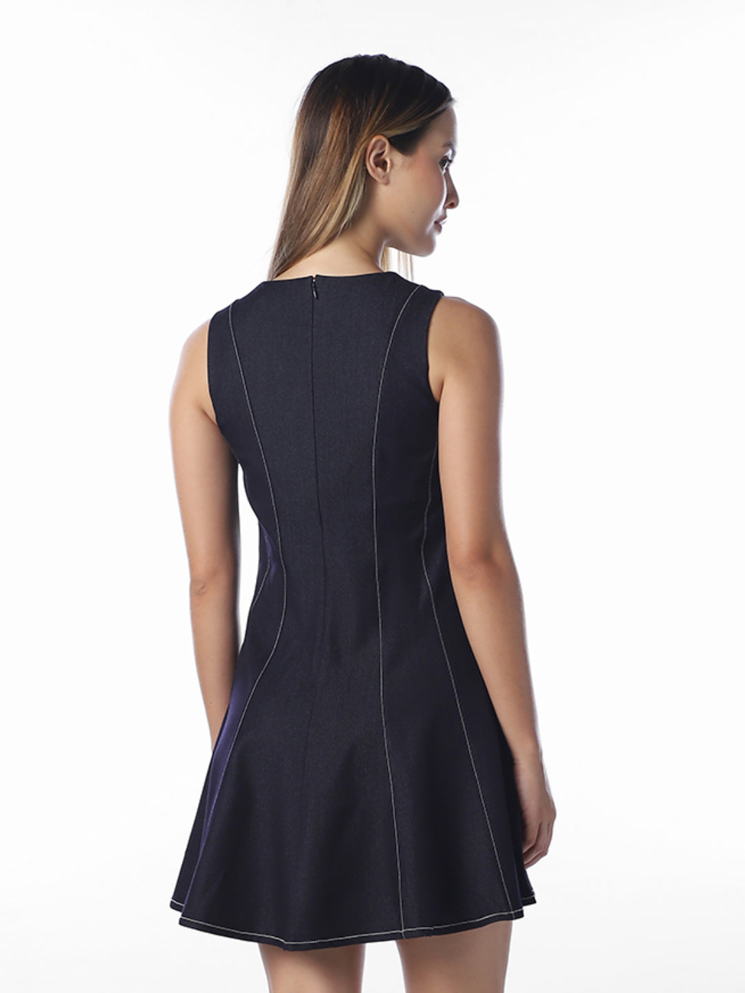Dark Blue Short Denim Dress