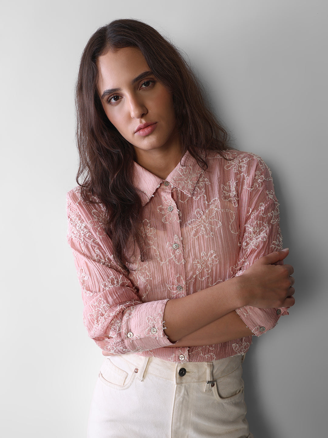 Pink Cotton Shirt