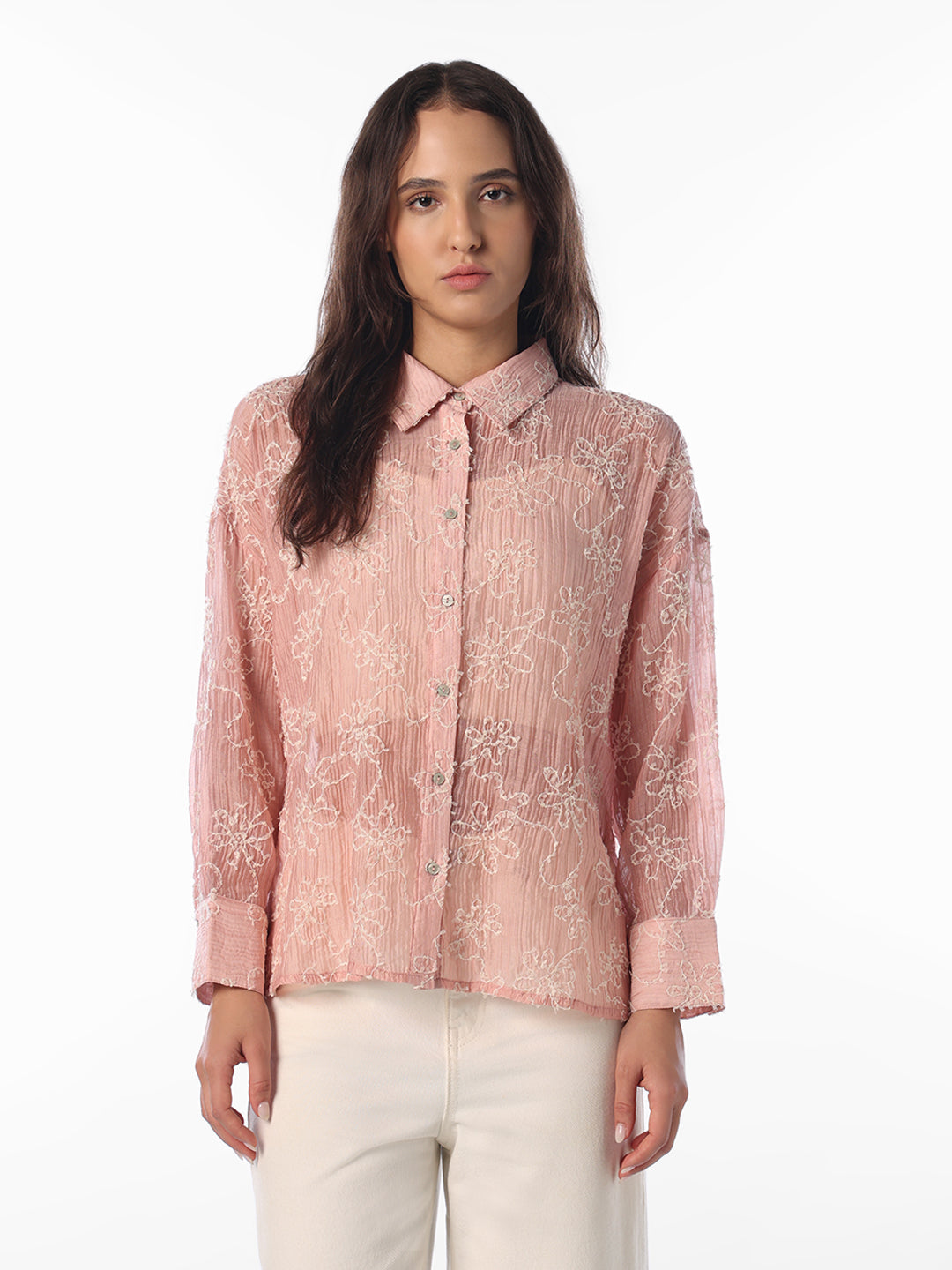 Pink Cotton Shirt