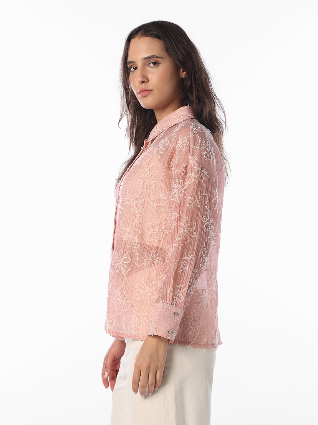 Pink Cotton Shirt