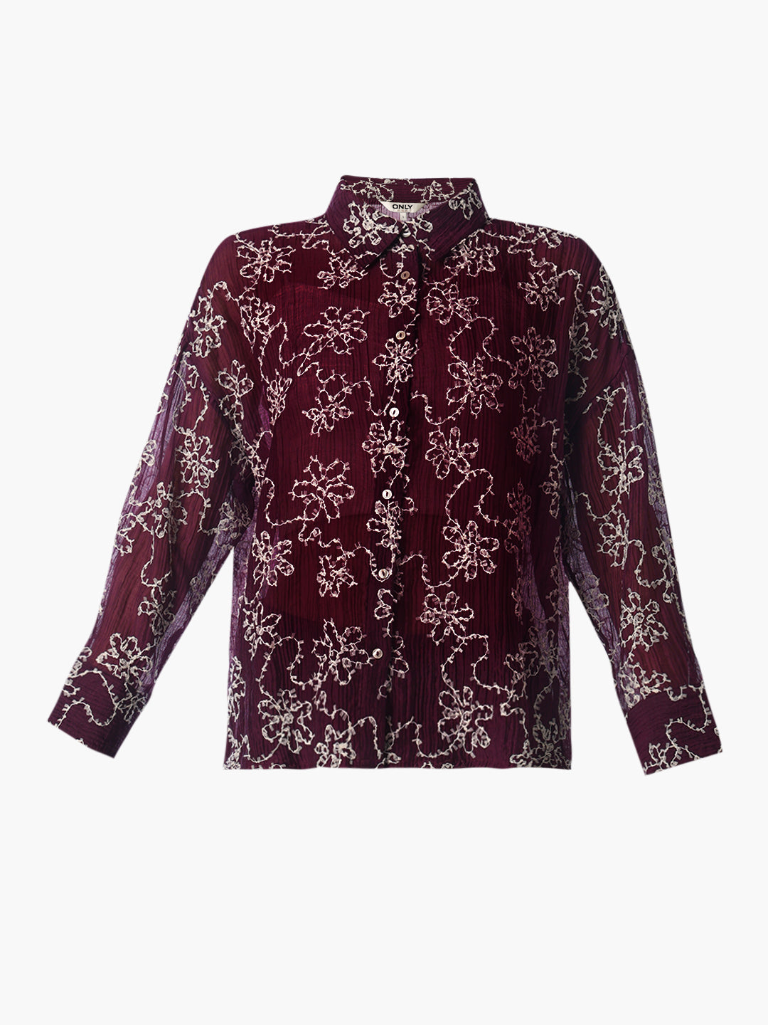 Floral Embroidered Shirt