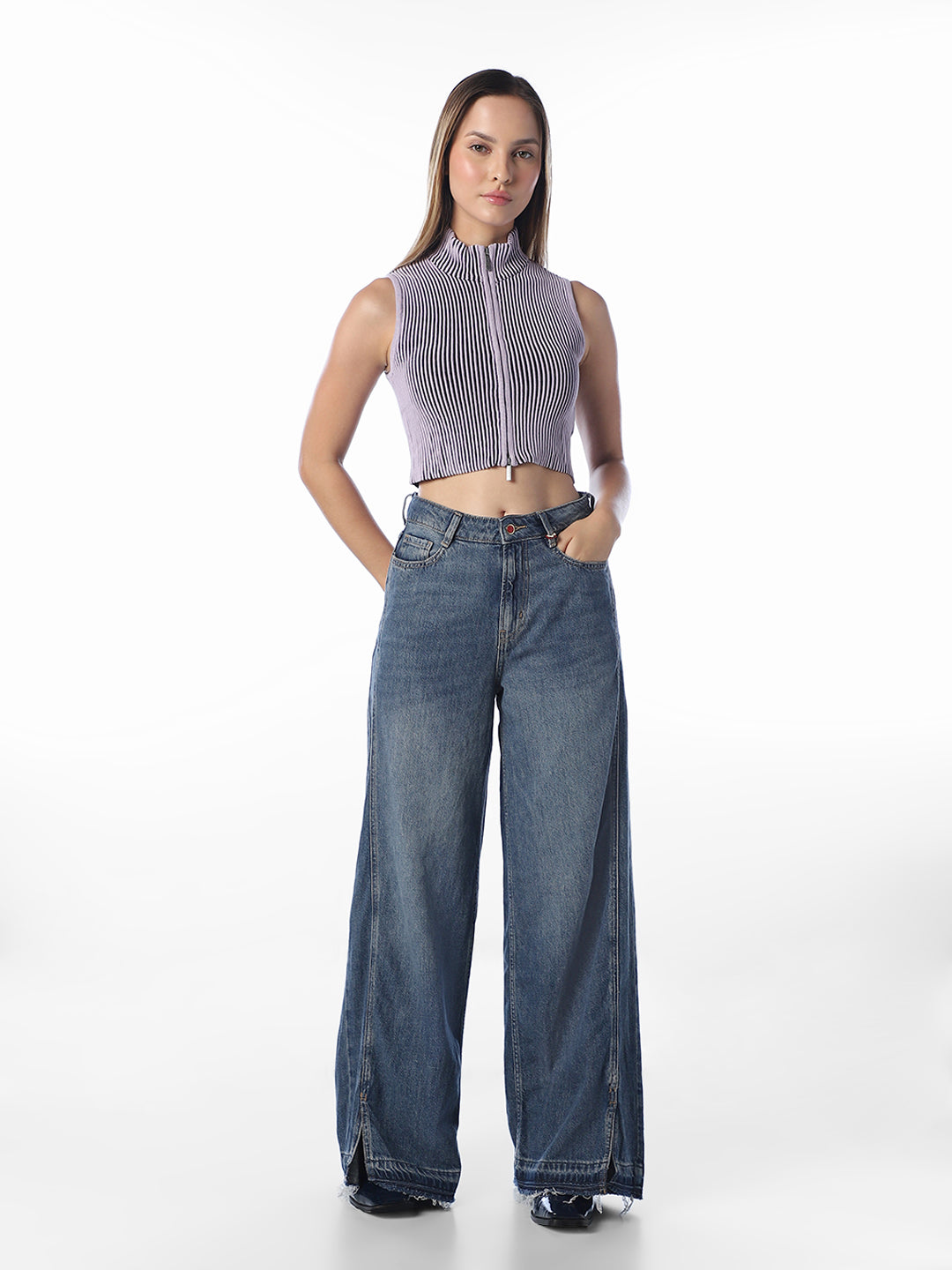 Ribbed Knit Vest Top