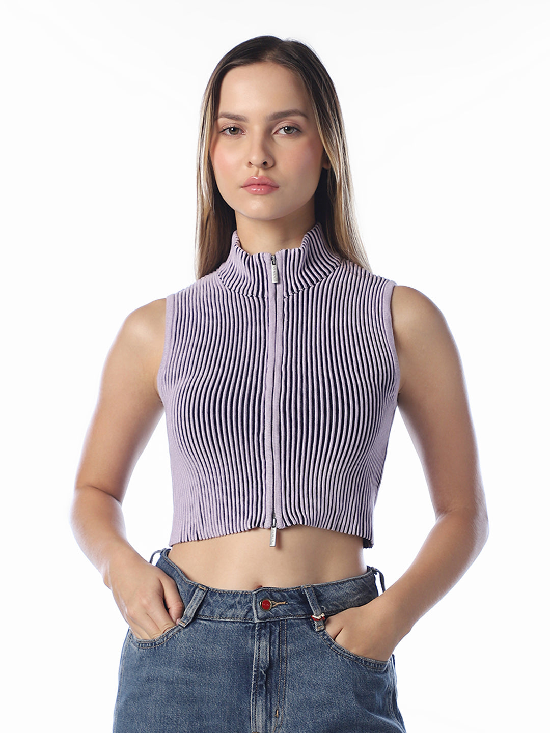Ribbed Knit Vest Top
