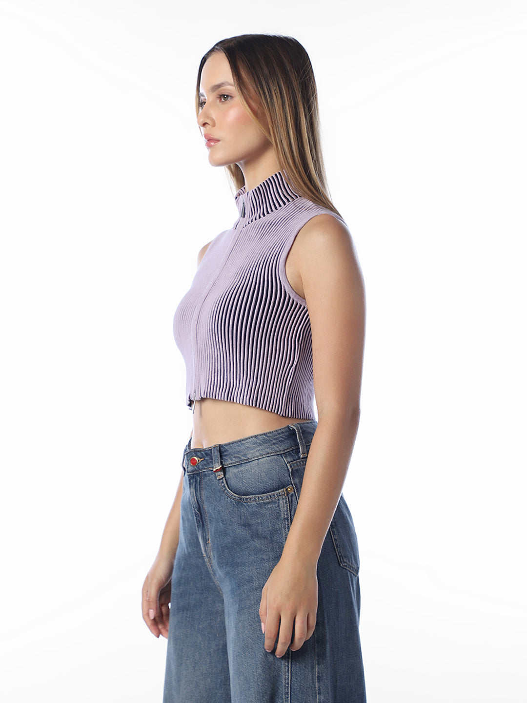 Ribbed Knit Vest Top