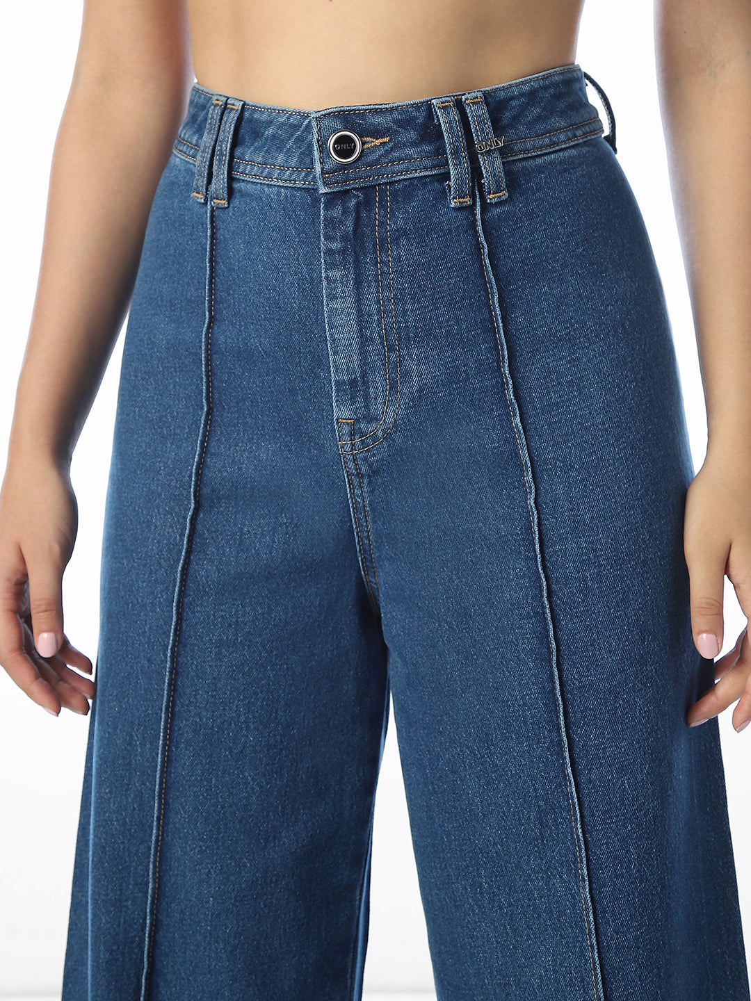 High-Waist Wide Leg Jeans