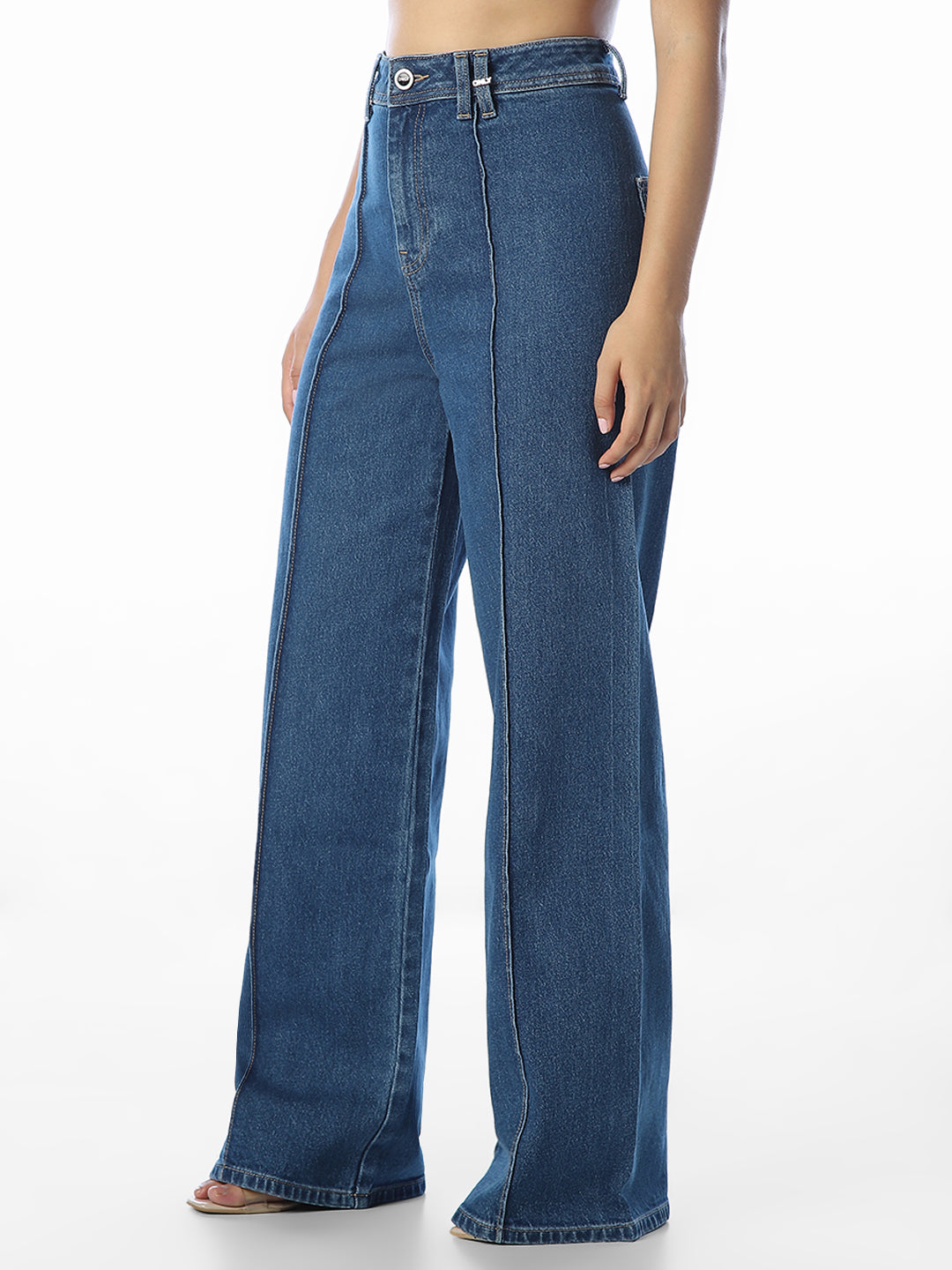 High-Waist Wide Leg Jeans