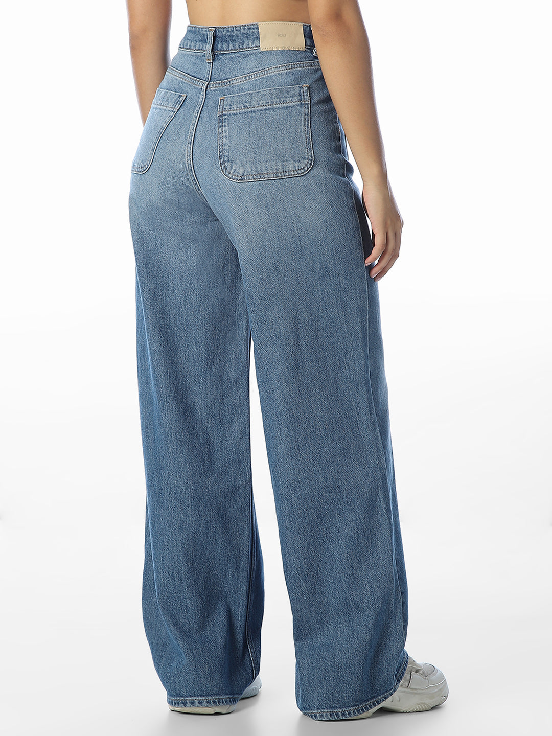 Front Pocket Wide Leg Jeans