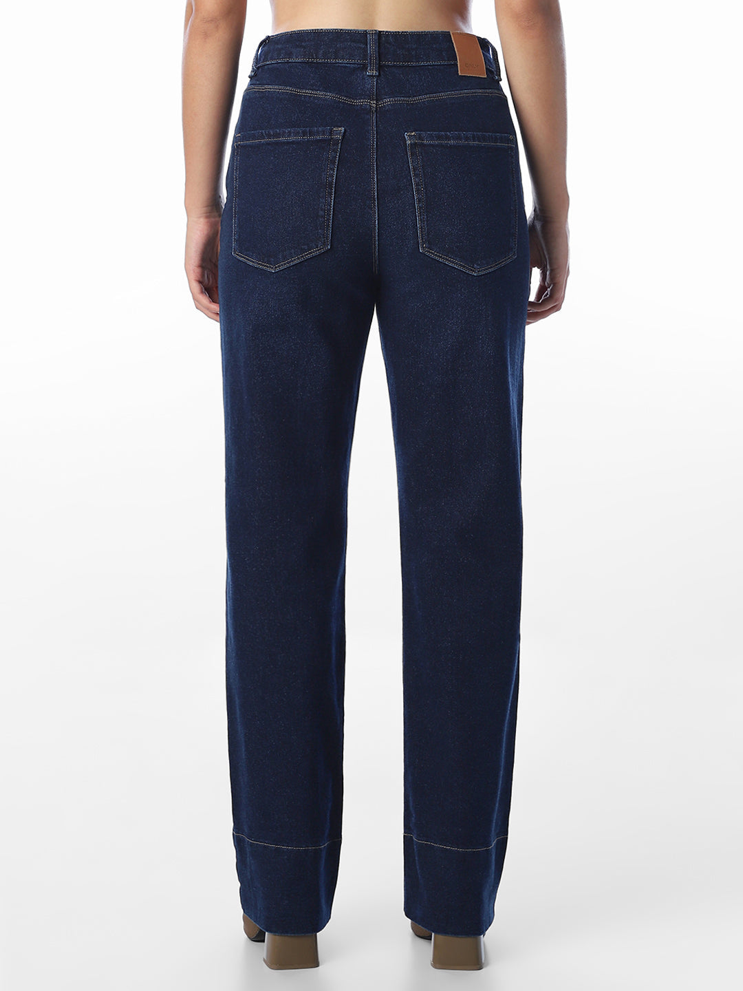 Dark Blue Straight Fit Jeans