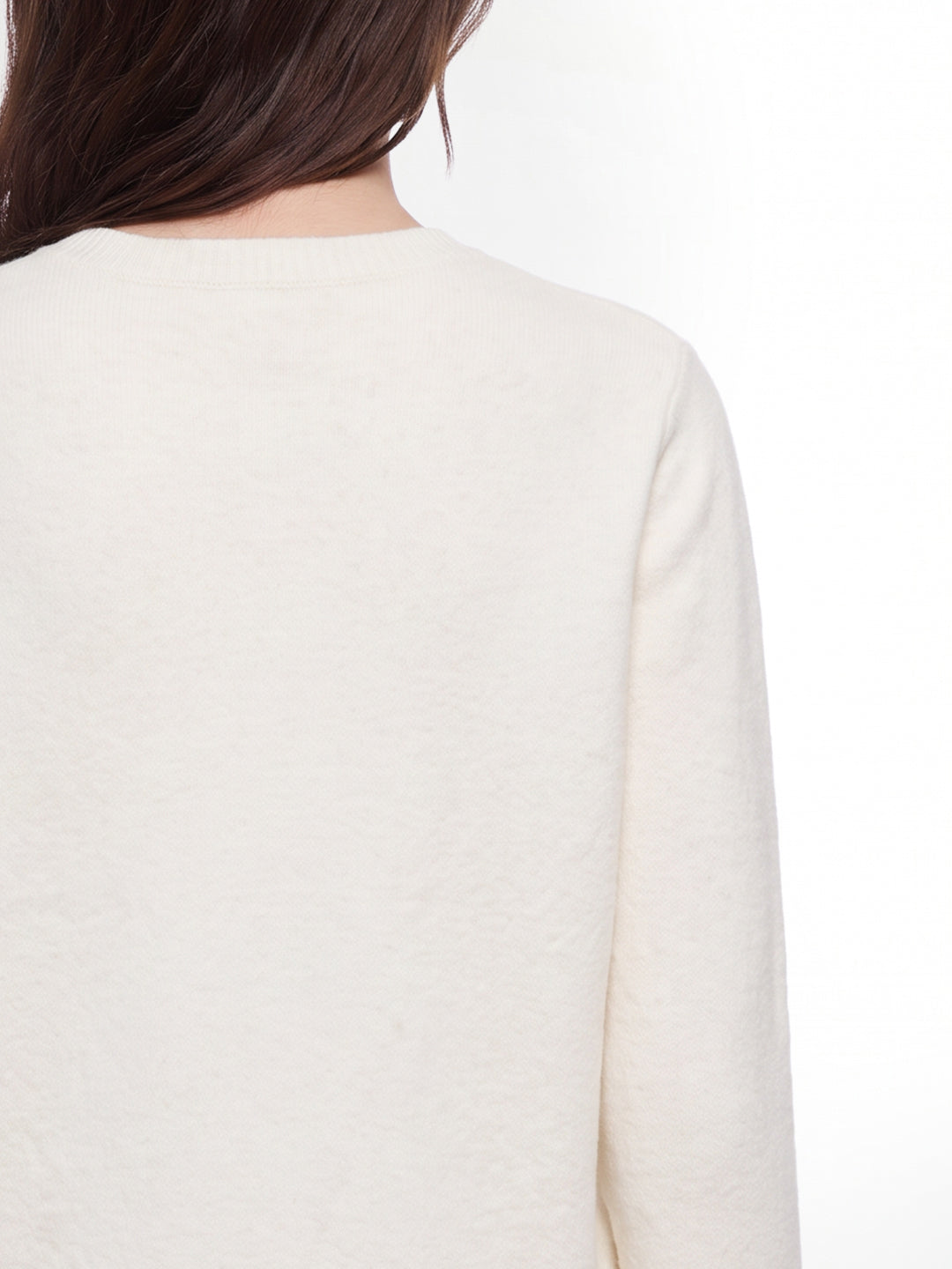 Printed O-Neck Pullover