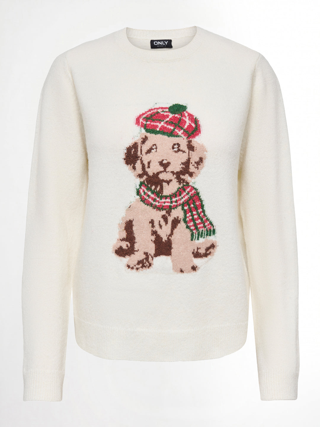 Printed O-Neck Pullover