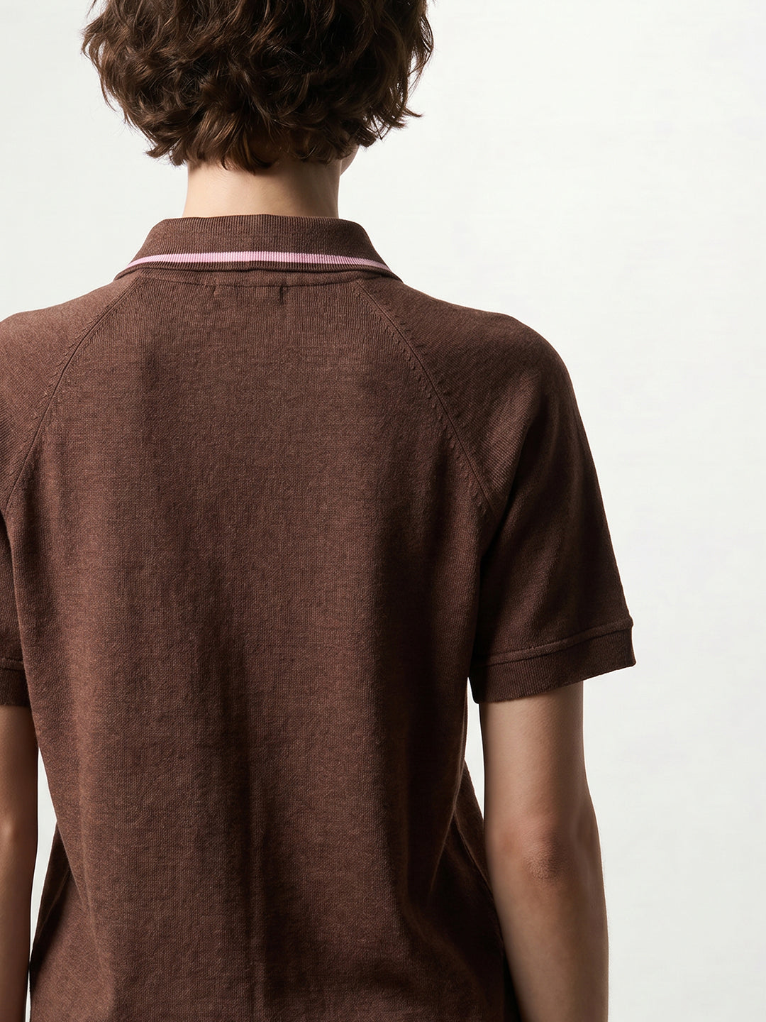 Colourblocked Printed Polo