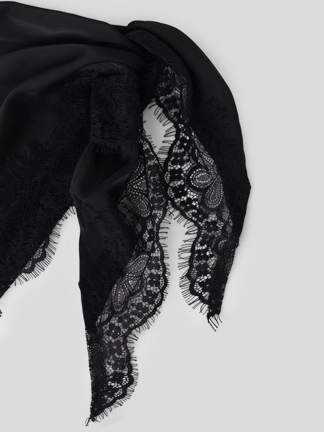 Black Lace Scarf