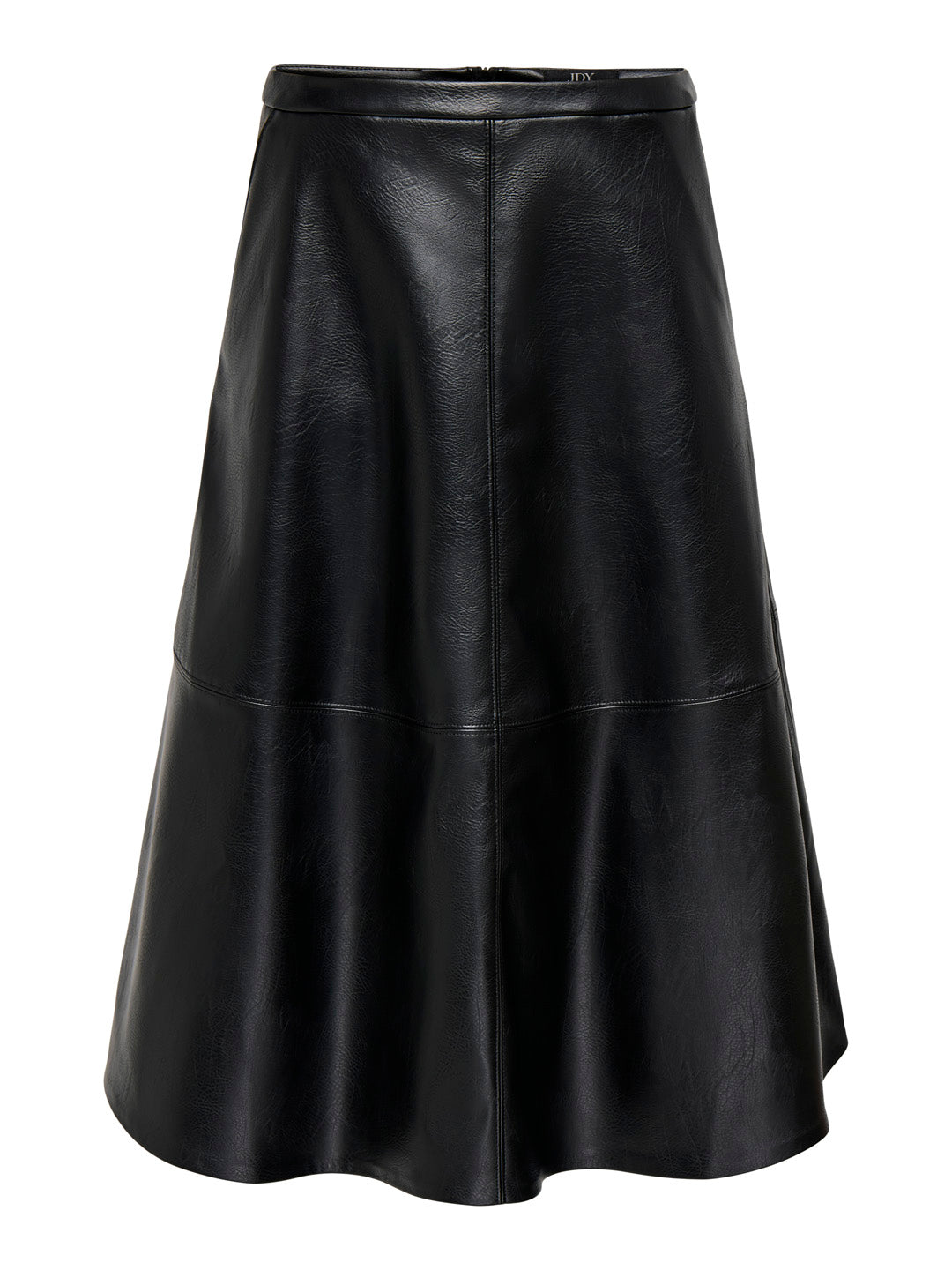 Black Faux Leather Skirt